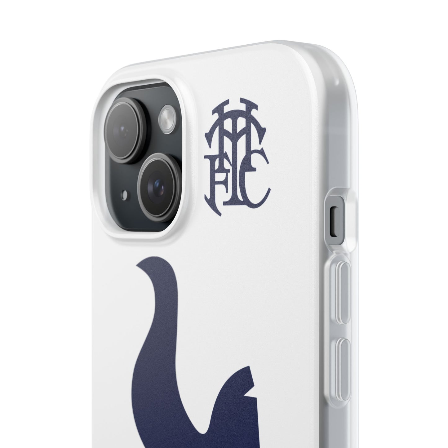 Tottenham Hotspur iPhone Flexi Case - iPhone 16, 15, 14, Plus/Pro/Pro Max - White