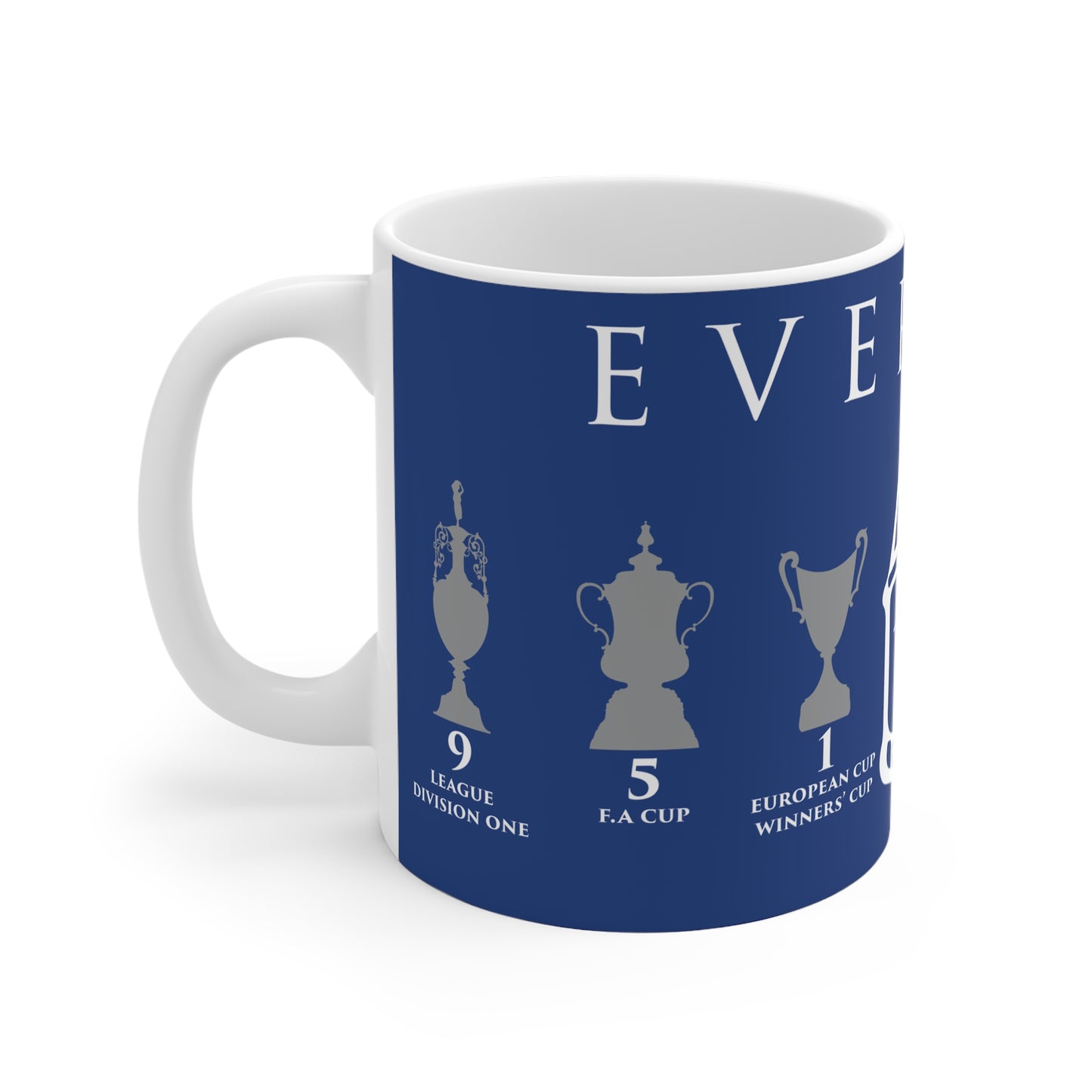 Everton Trophies & Tower Mug - Blue