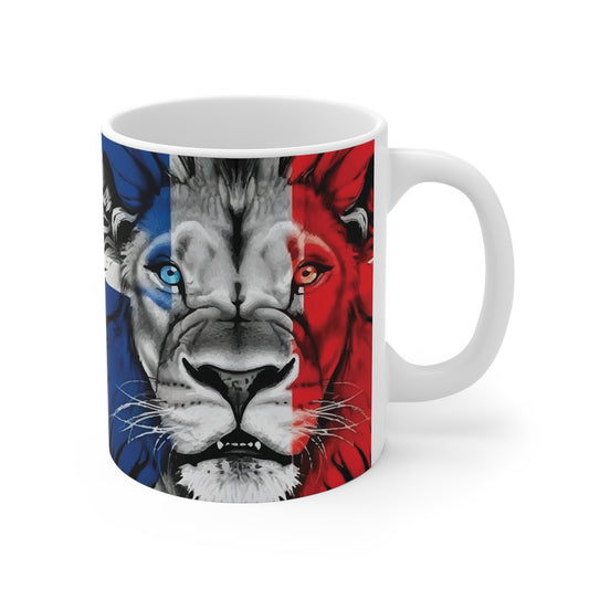 Great Britain Union Jack Lion design 11oz Mug