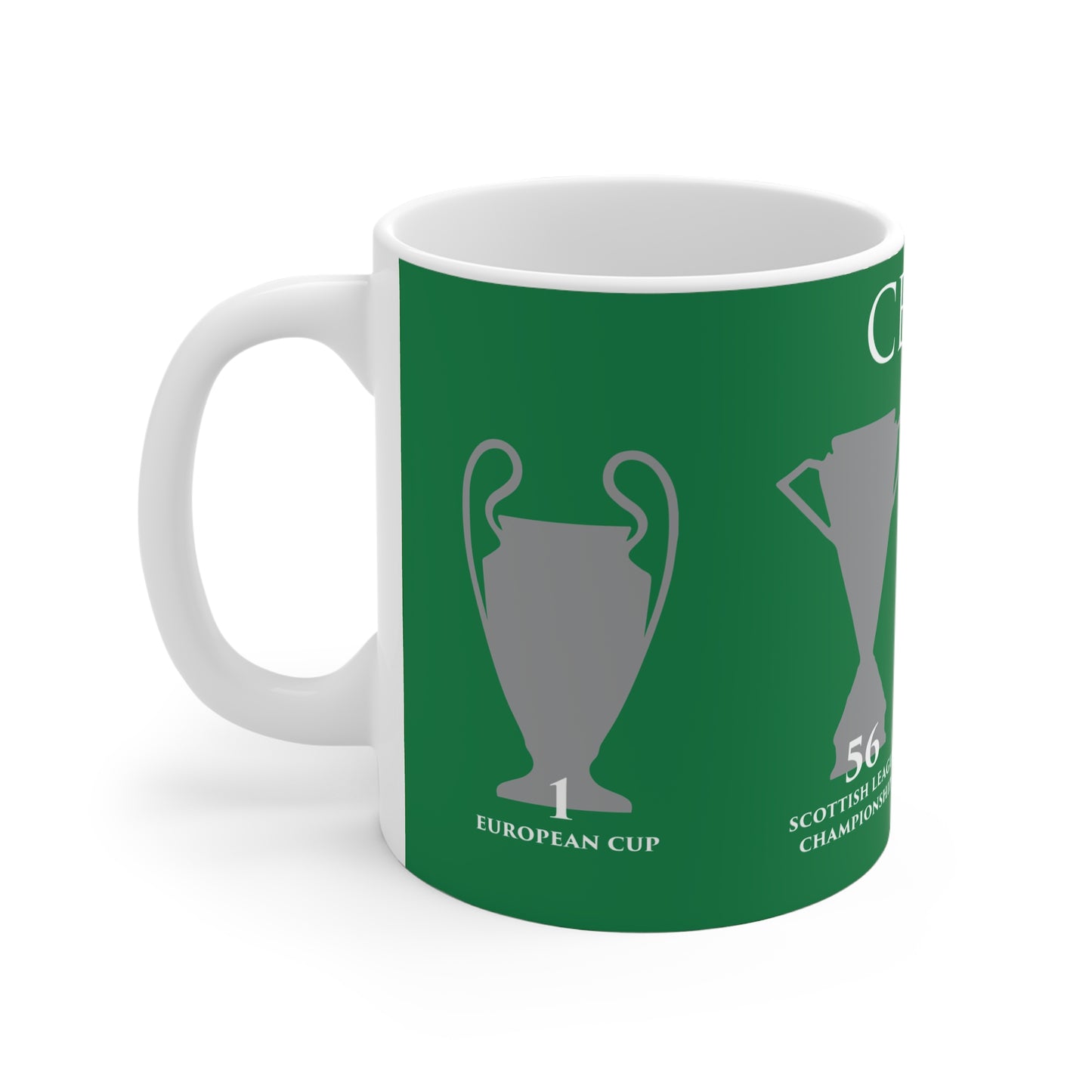 Celtic Trophies Mug - Green