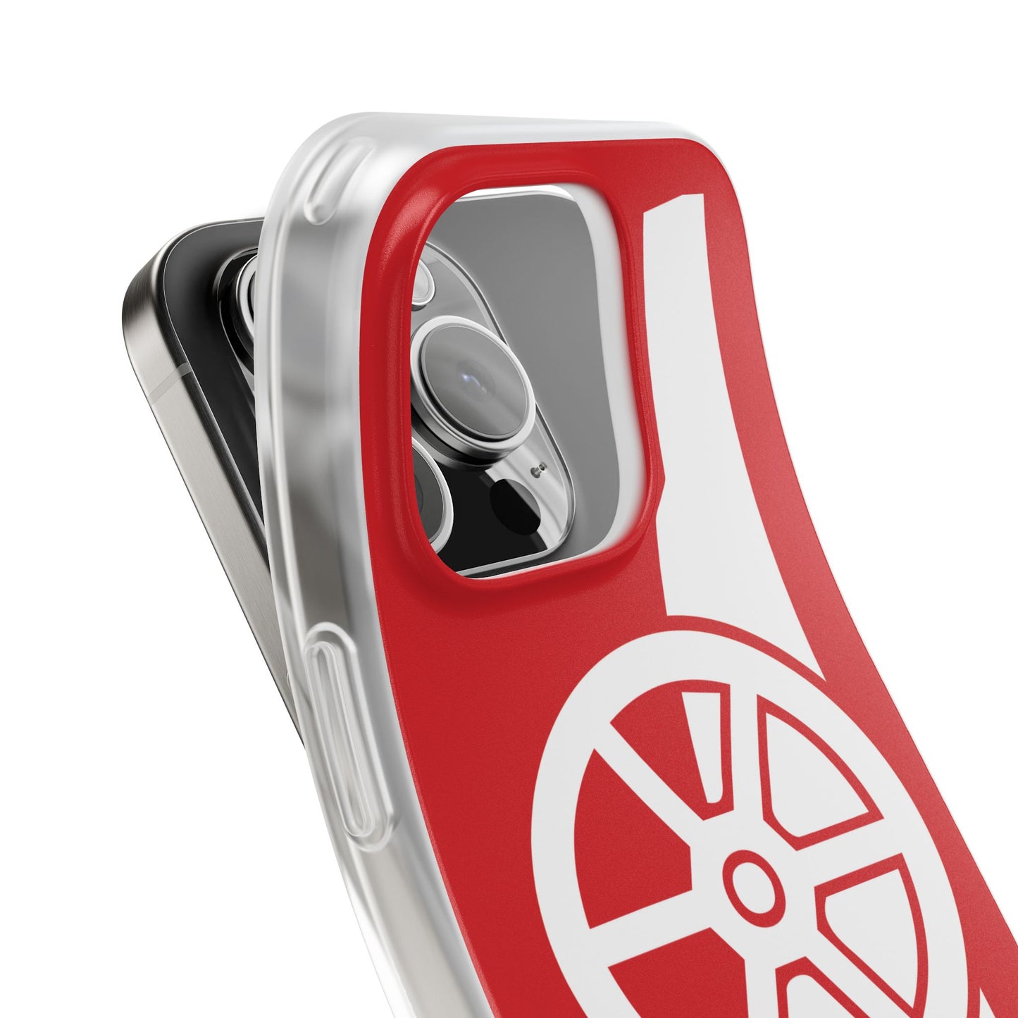 Arsenal Cannon Red iPhone Flexi Case - iPhone 16, 15, 14, Plus/Pro/Pro Max