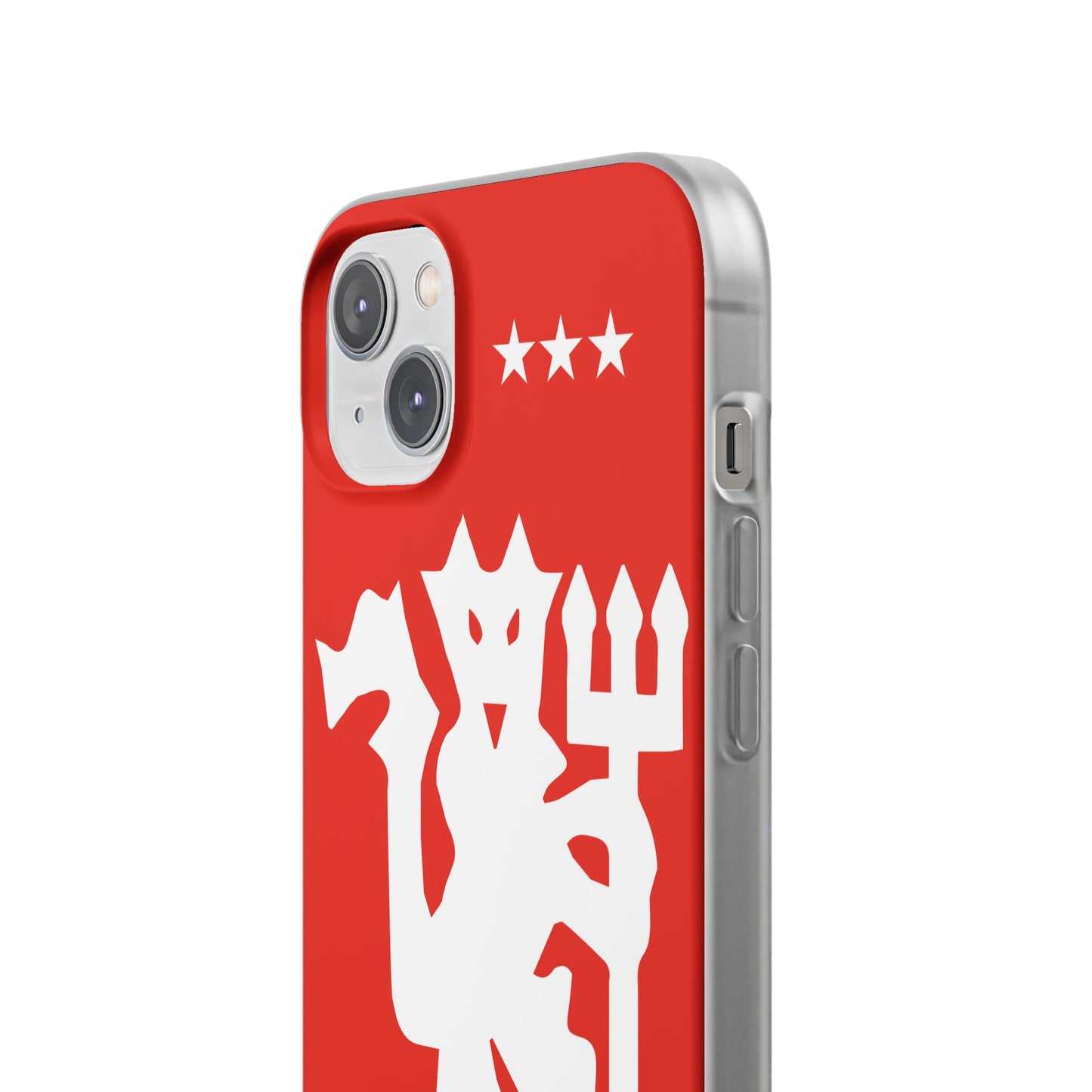 Manchester United iPhone Flexi Case - iPhone 16, 15, 14, Plus/Pro/Pro Max - Red