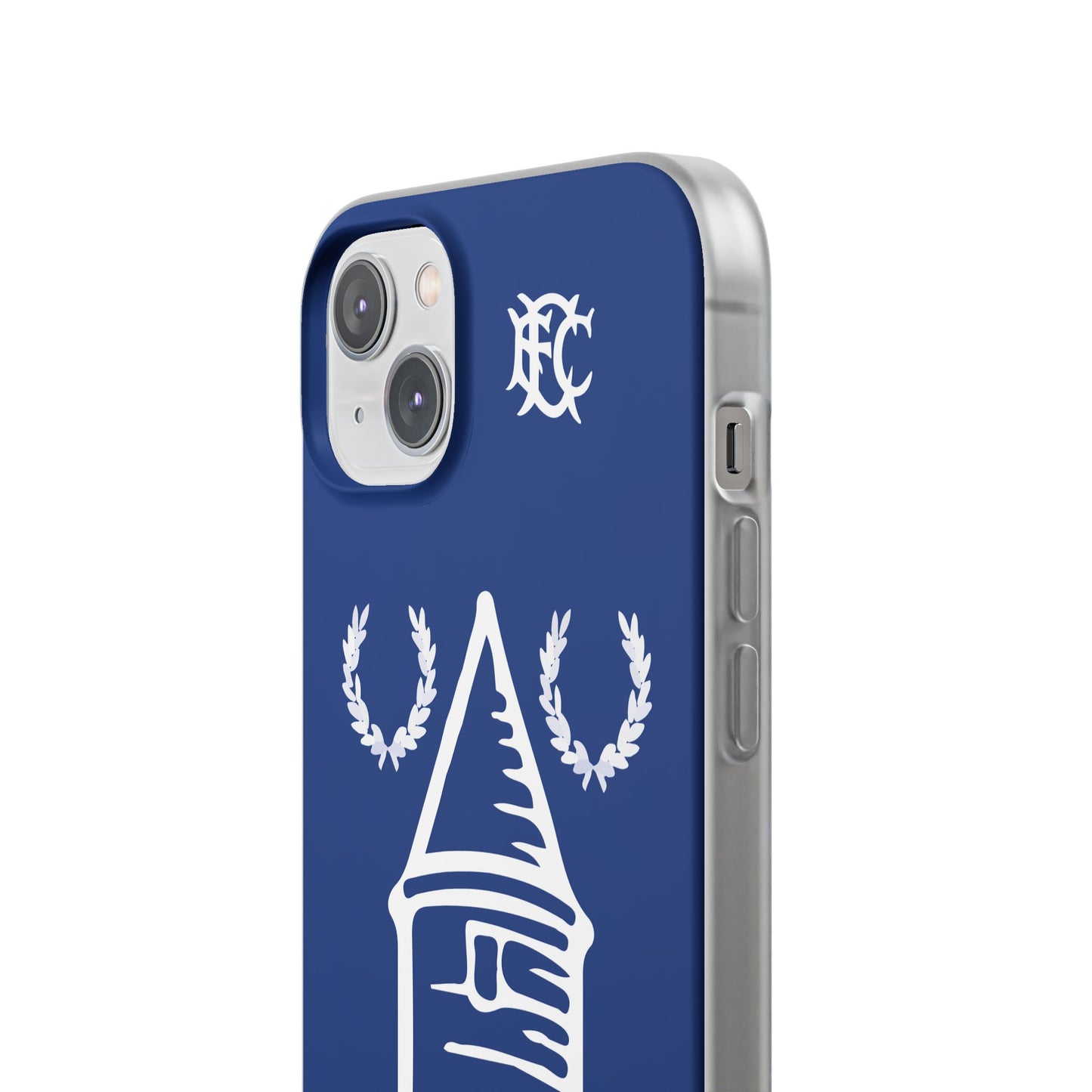 Everton Tower & Monogram Blue iPhone Flexi Case - iPhone 16, 15, 14, Plus/Pro/Pro Max