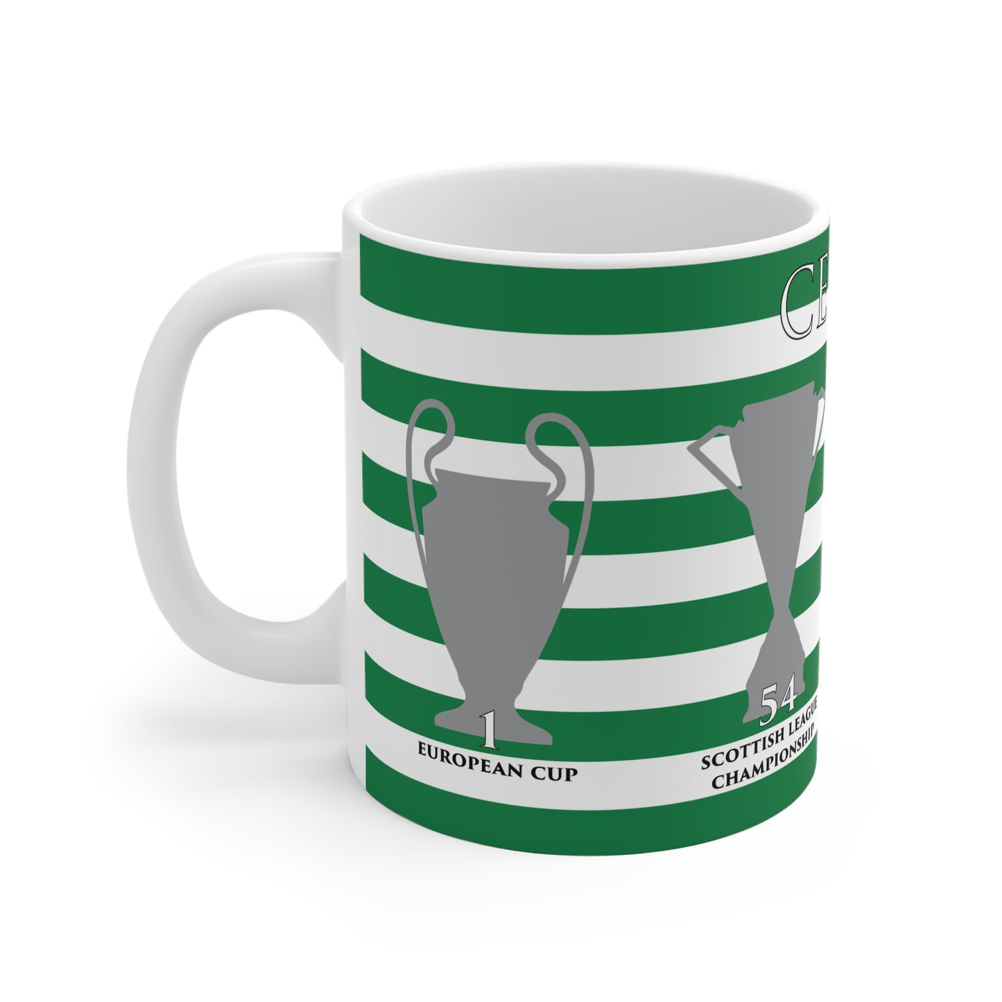 Celtic Trophies Mug - Hoops