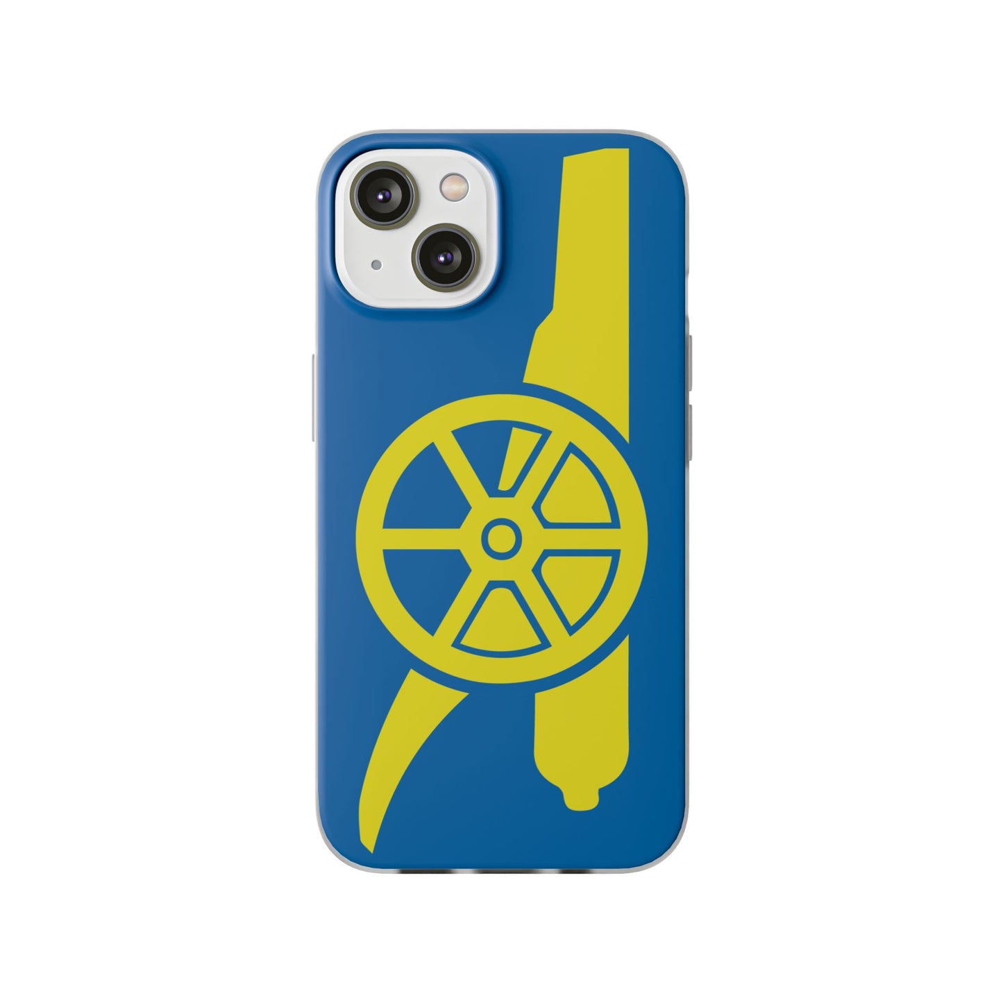 Arsenal Cannon Blue iPhone Flexi Case - iPhone 16, 15, 14, Plus/Pro/Pro Max