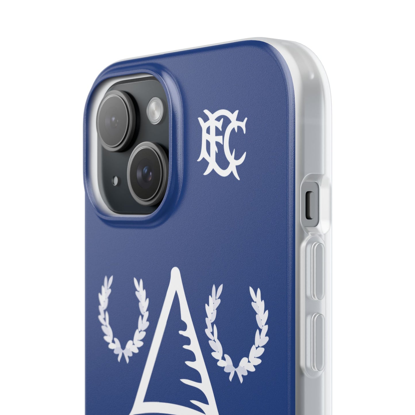 Everton Tower & Monogram Blue iPhone Flexi Case - iPhone 16, 15, 14, Plus/Pro/Pro Max