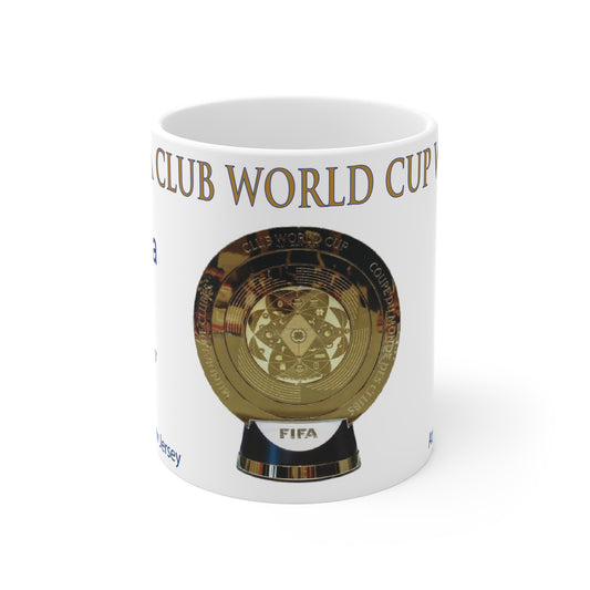Chelsea 2025 FIFA Club World Cup Winners Mug - White