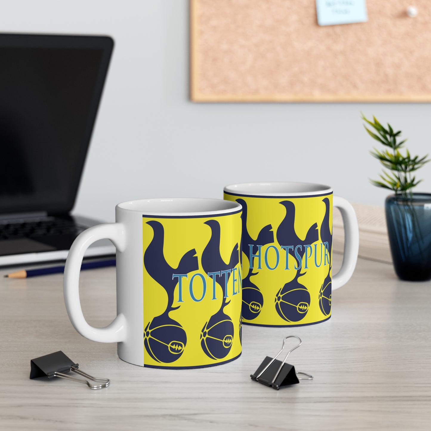 Tottenham Hotspur Cockerels Mug - Yellow