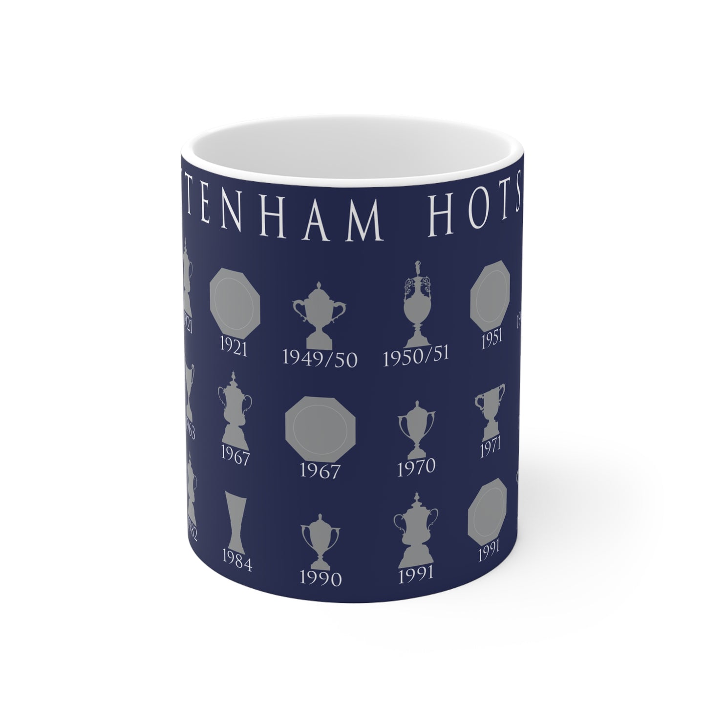 Tottenham Hotspur Trophies Collection Mug - Blue