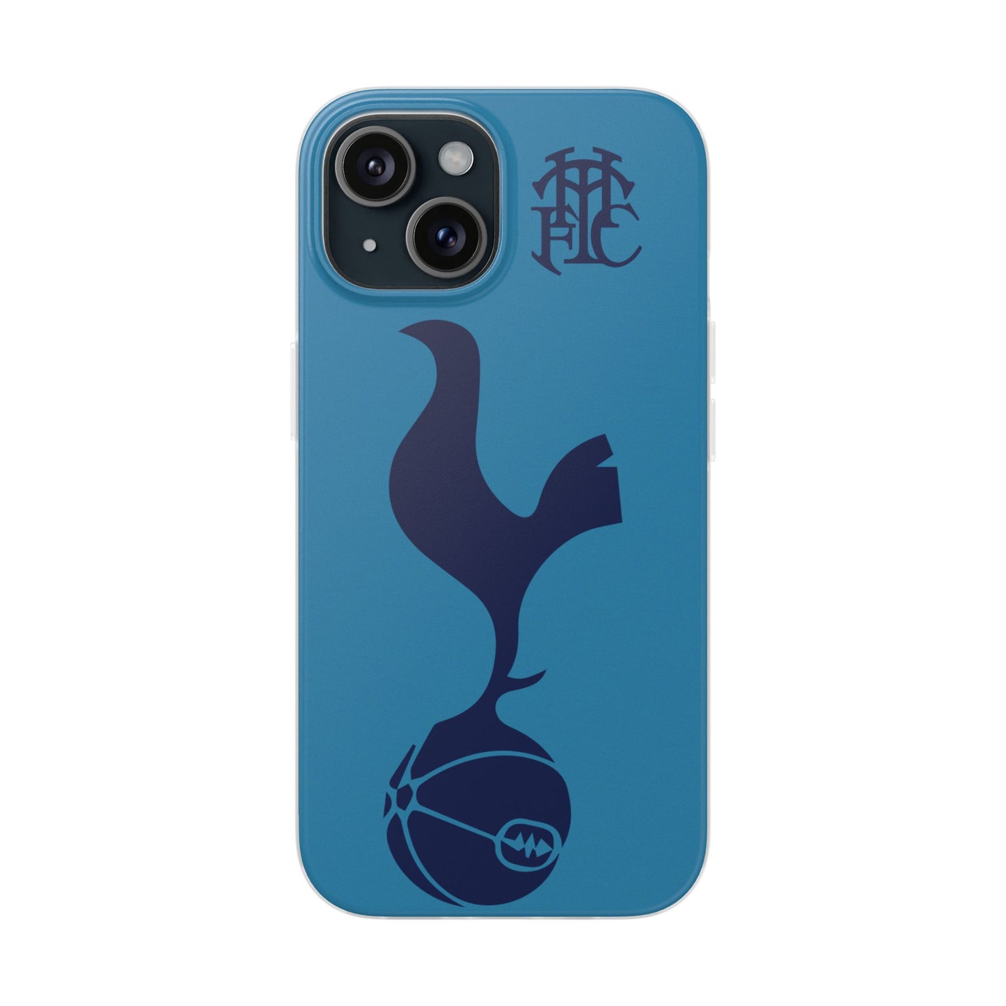 Tottenham Hotspur iPhone Flexi Case - iPhone 16, 15, 14, Plus/Pro/Pro Max - Cyan