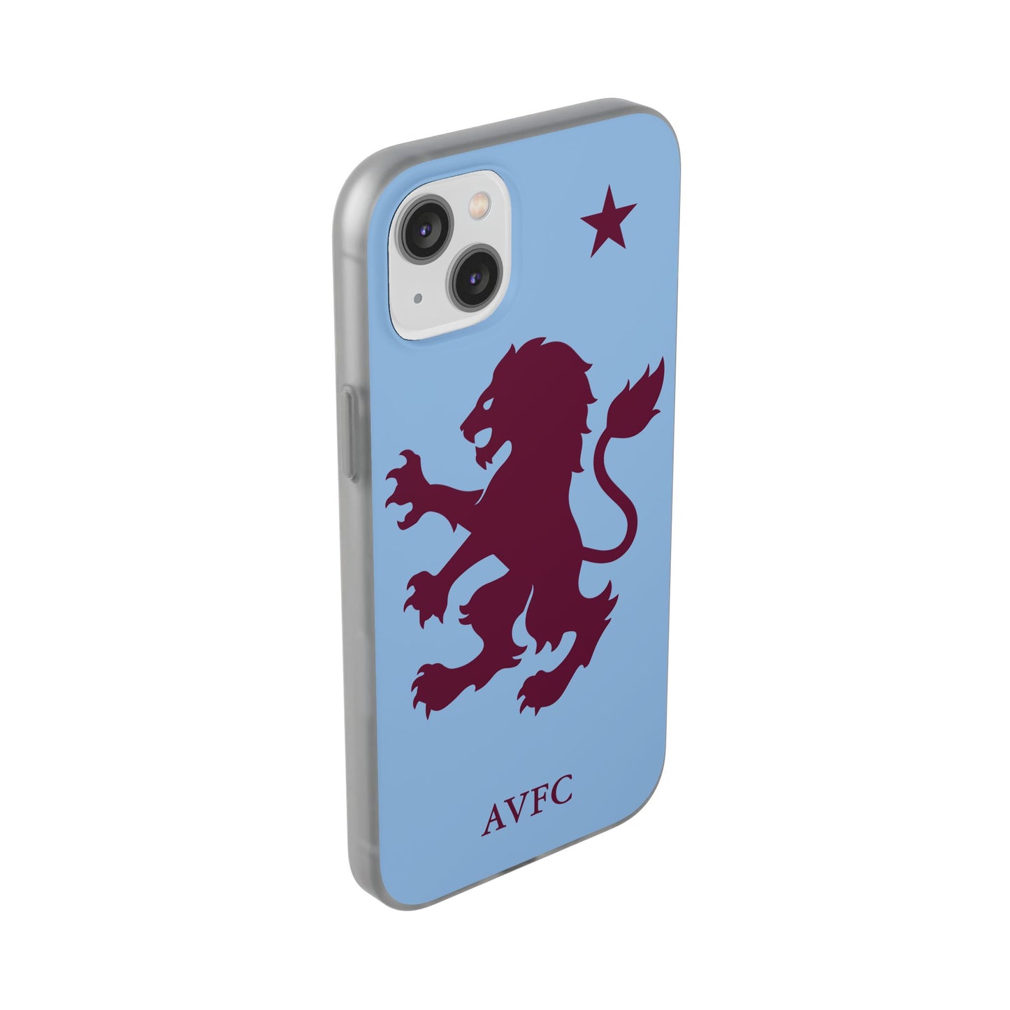 Aston Villa iPhone Flexi Case - iPhone 16, 15, 14, Plus/Pro/Pro Max - Blue