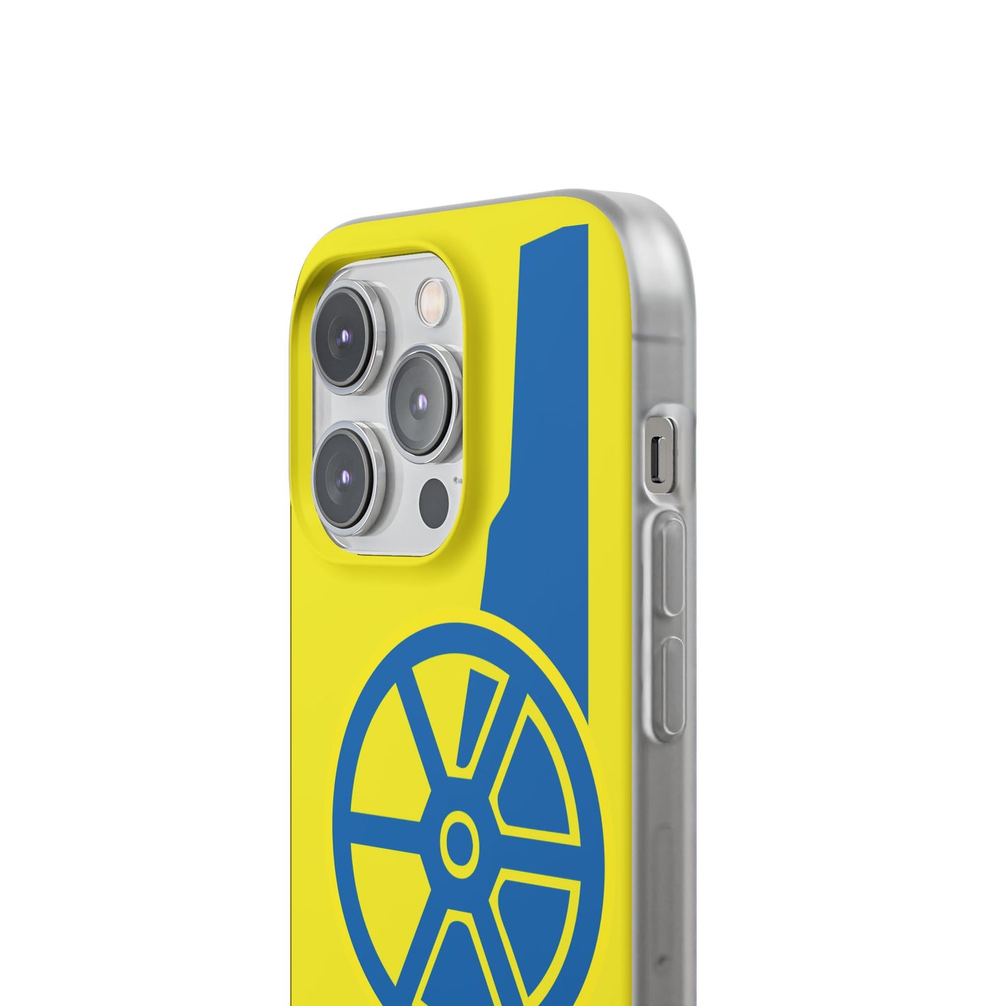 Arsenal Cannon Yellow iPhone Flexi Case - iPhone 16, 15, 14, Plus/Pro/Pro Max