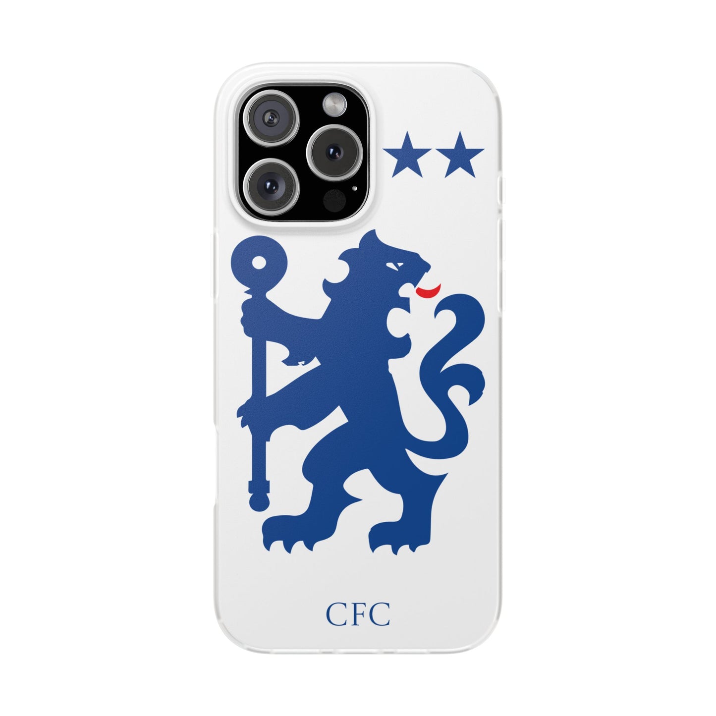 Chelsea iPhone Flexi Case - iPhone 16, 15, 14, Plus/Pro/Pro Max - White