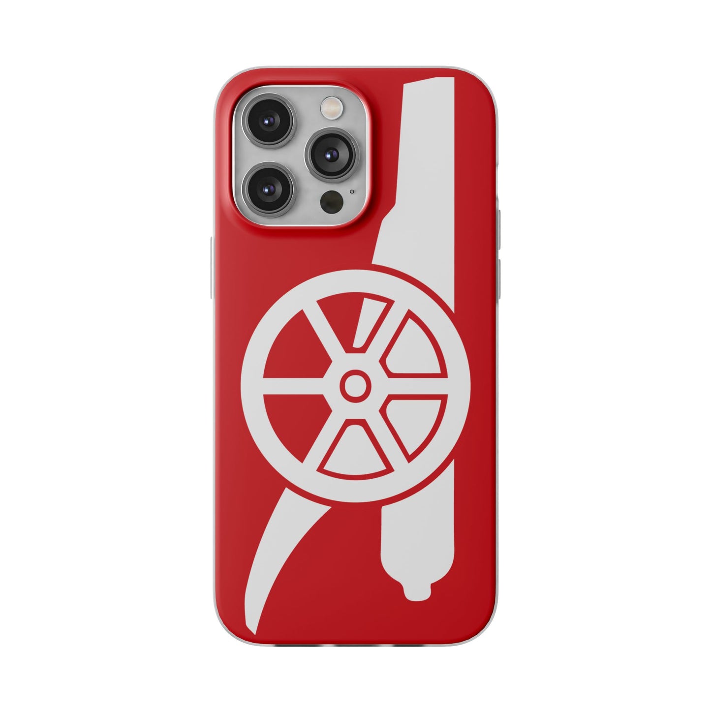 Arsenal Cannon Red iPhone Flexi Case - iPhone 16, 15, 14, Plus/Pro/Pro Max