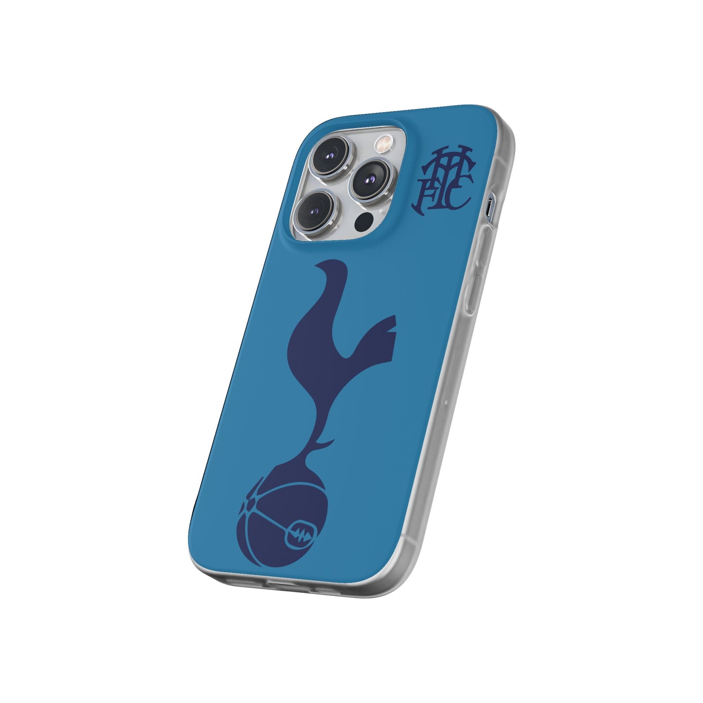 Tottenham Hotspur iPhone Flexi Case - iPhone 16, 15, 14, Plus/Pro/Pro Max - Cyan