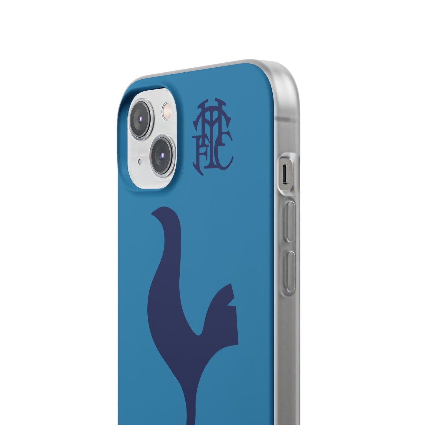 Tottenham Hotspur iPhone Flexi Case - iPhone 16, 15, 14, Plus/Pro/Pro Max - Cyan