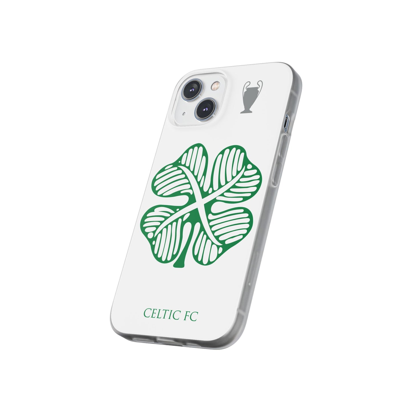 Celtic White iPhone Flexi Case - iPhone 16, 15, 14, Plus/Pro/pro Max