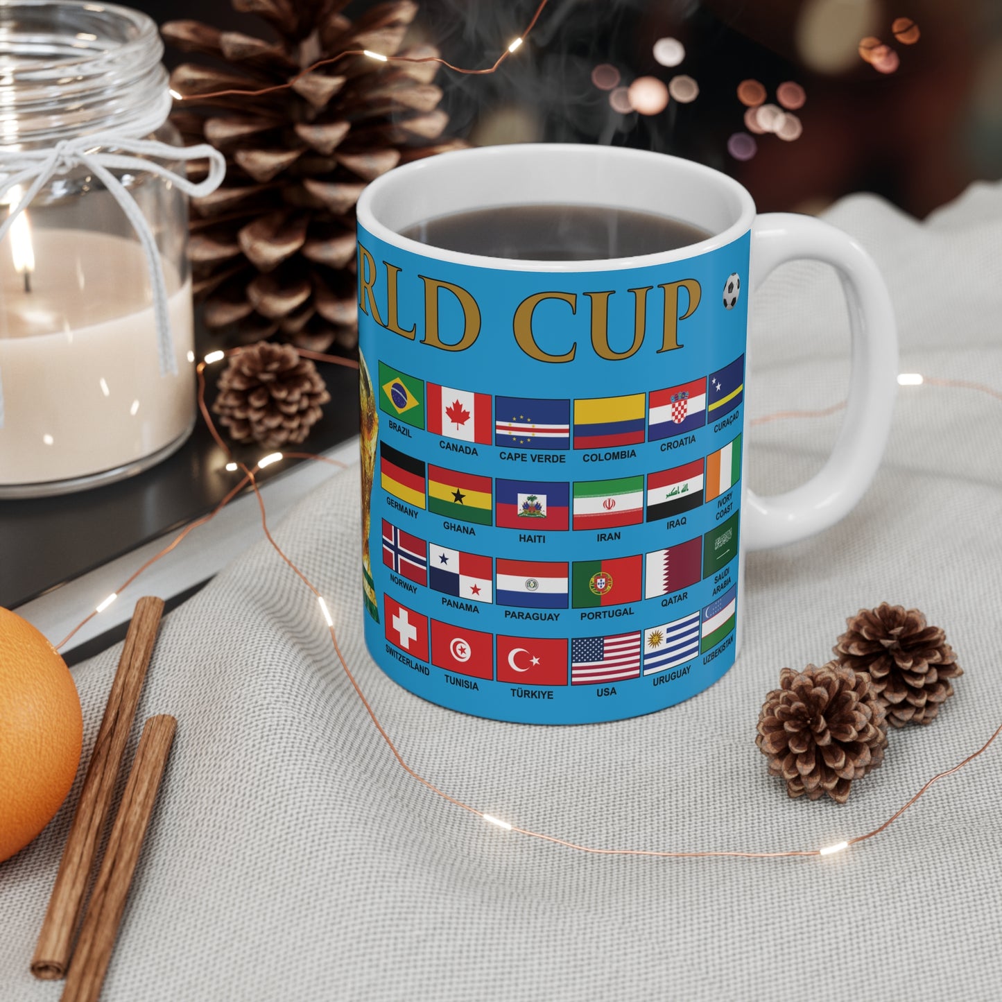 2026 Football World Cup Mug - Cyan