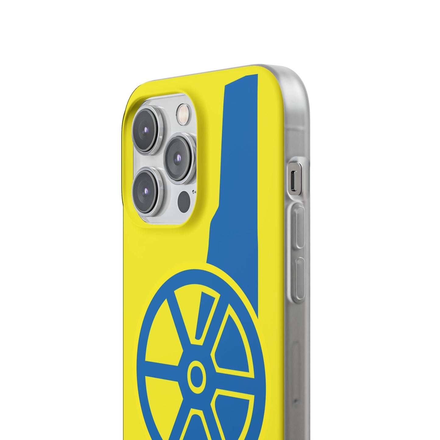 Arsenal Cannon Yellow iPhone Flexi Case - iPhone 16, 15, 14, Plus/Pro/Pro Max