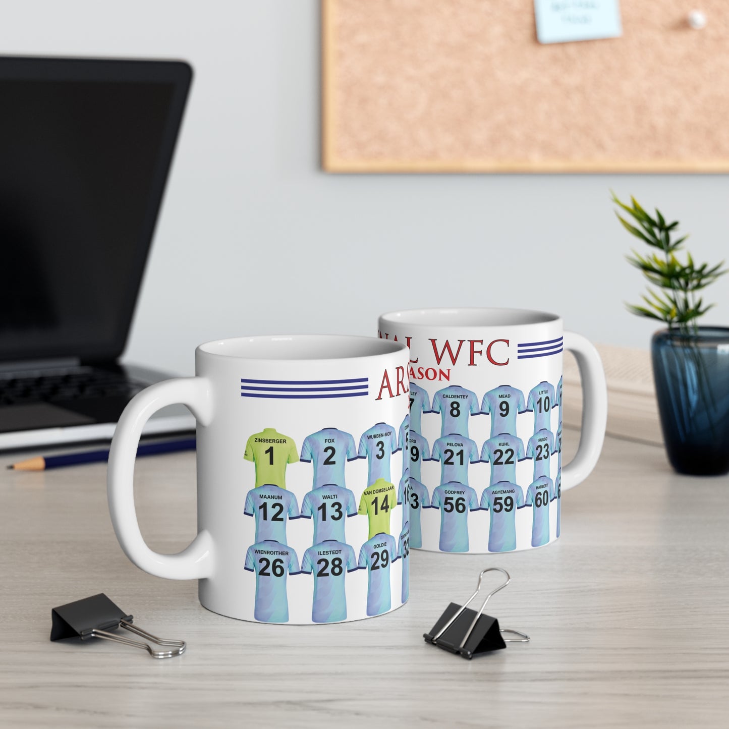 Arsenal Women 2024/25 Squad Third Kit Mug