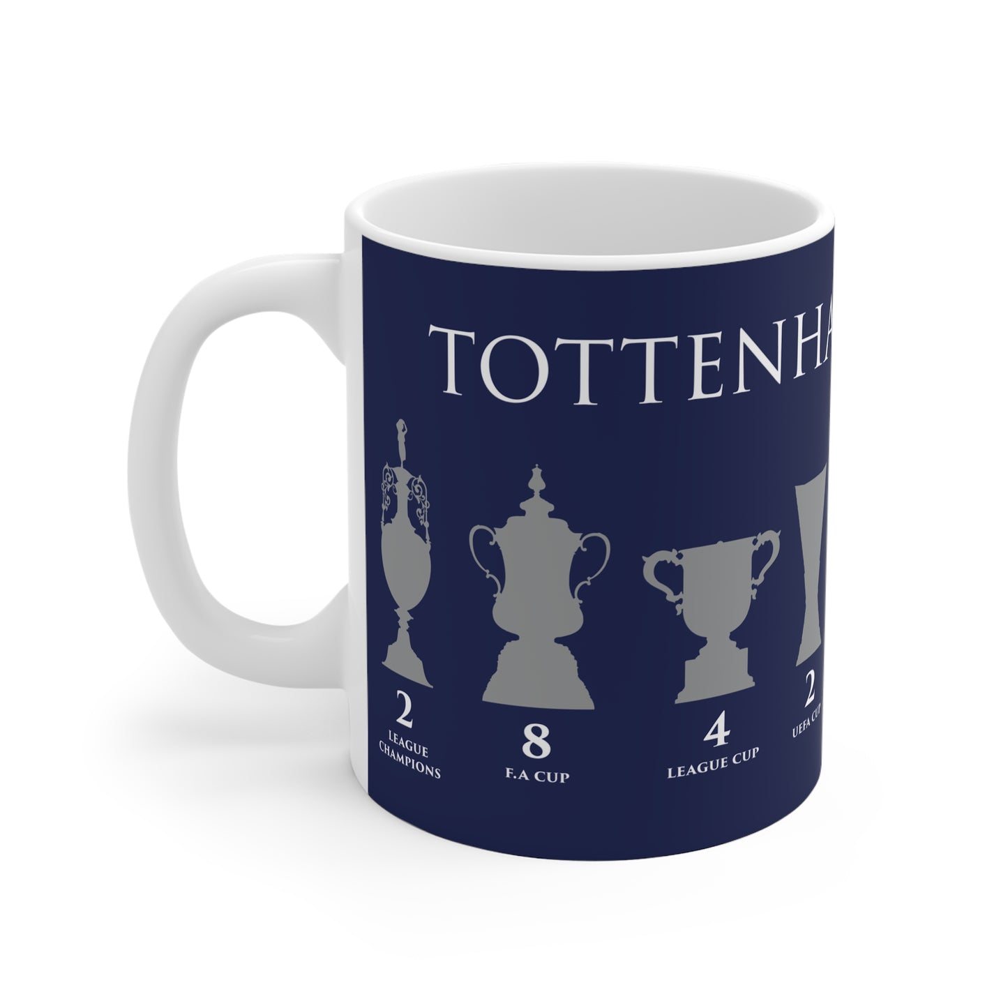 Tottenham Hotspur Trophies Mug - Blue