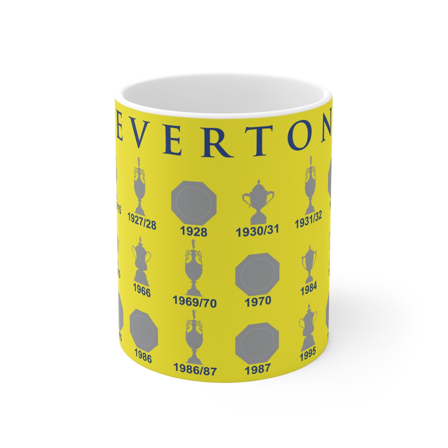 Everton Trophies Collection Mug - Yellow