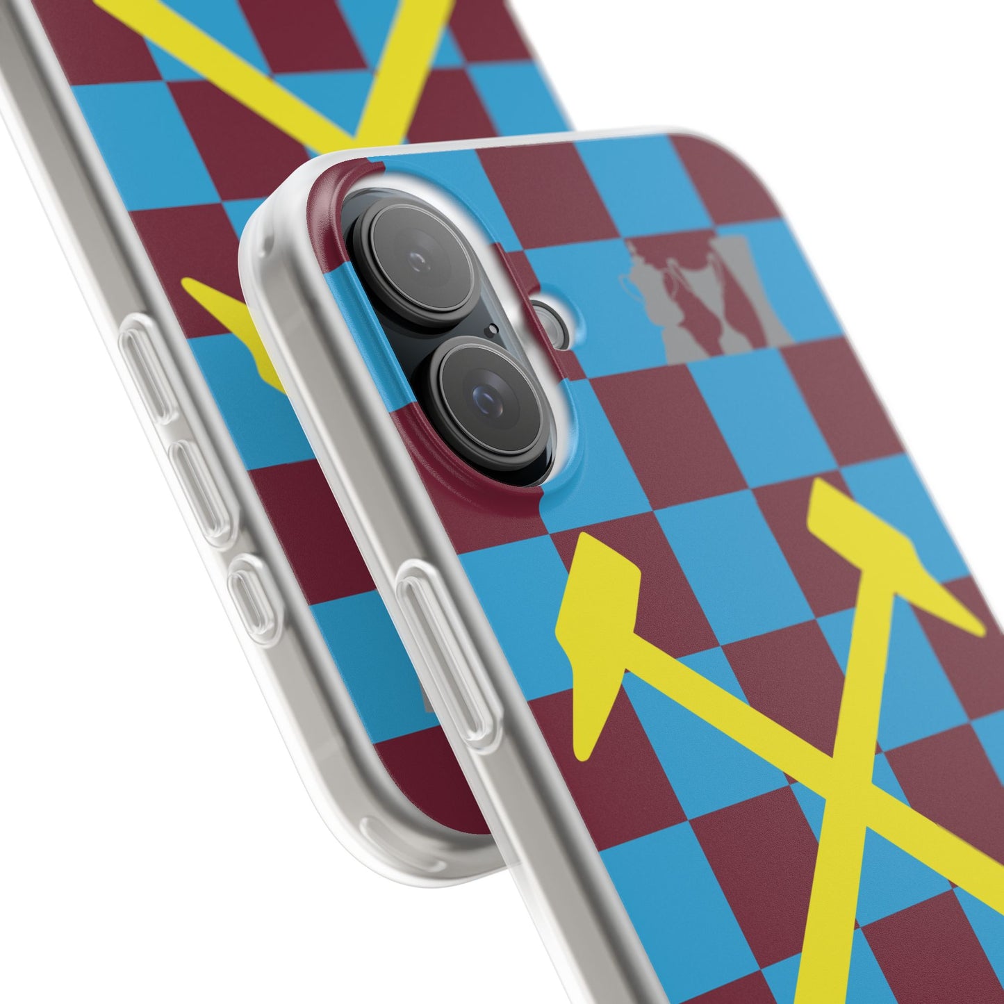 West Ham United Claret & Blue iPhone Flexi Case - iPhone 16, 15, 14, Plus/Pro/Pro Max