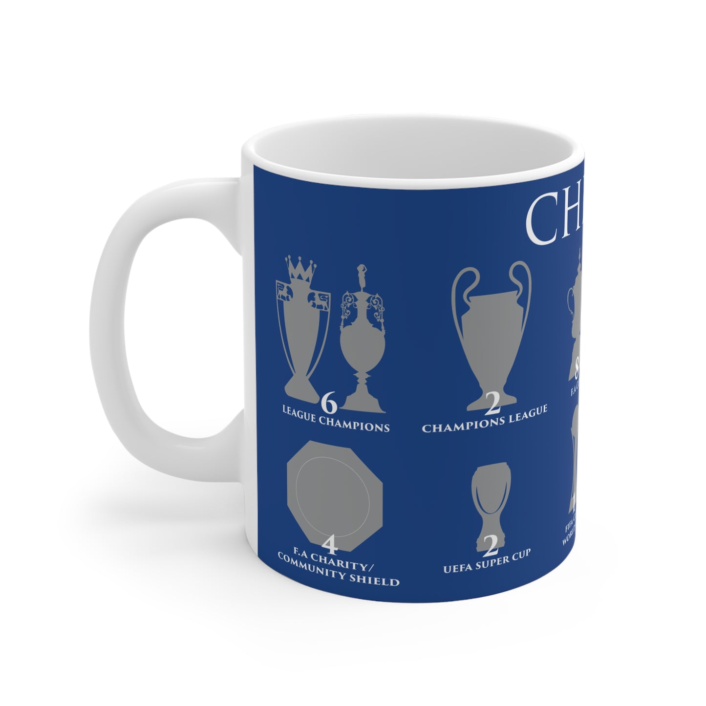 Chelsea Trophies Mug - Blue