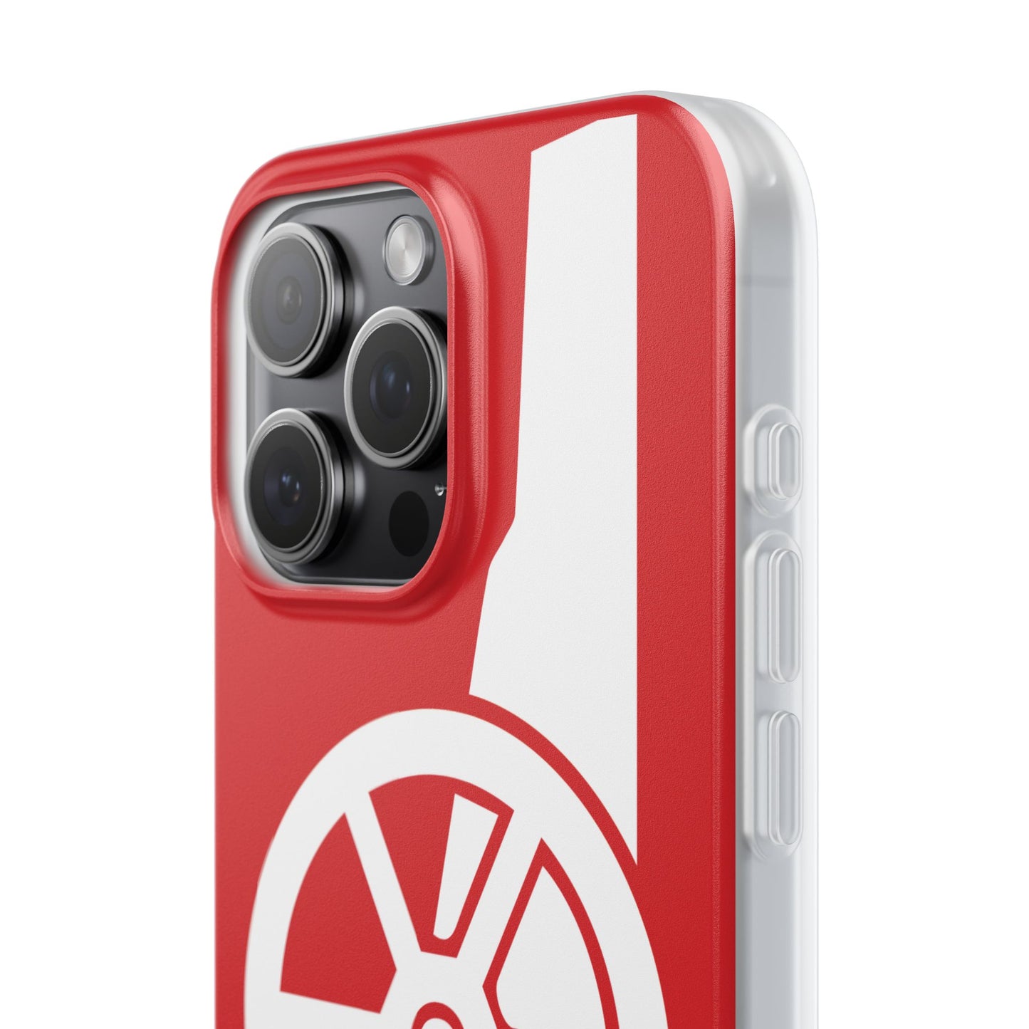 Arsenal Cannon Red iPhone Flexi Case - iPhone 16, 15, 14, Plus/Pro/Pro Max