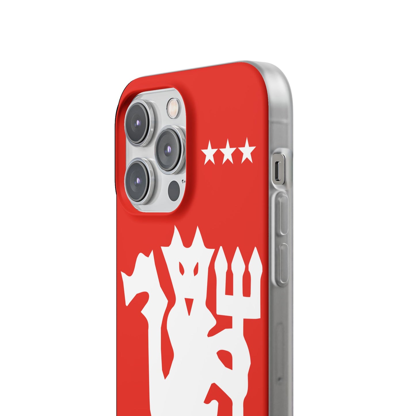 Manchester United iPhone Flexi Case - iPhone 16, 15, 14, Plus/Pro/Pro Max - Red