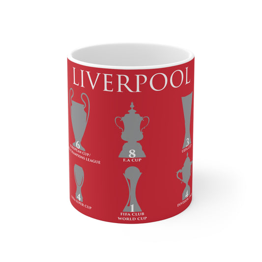 Liverpool Trophies Mug - Red