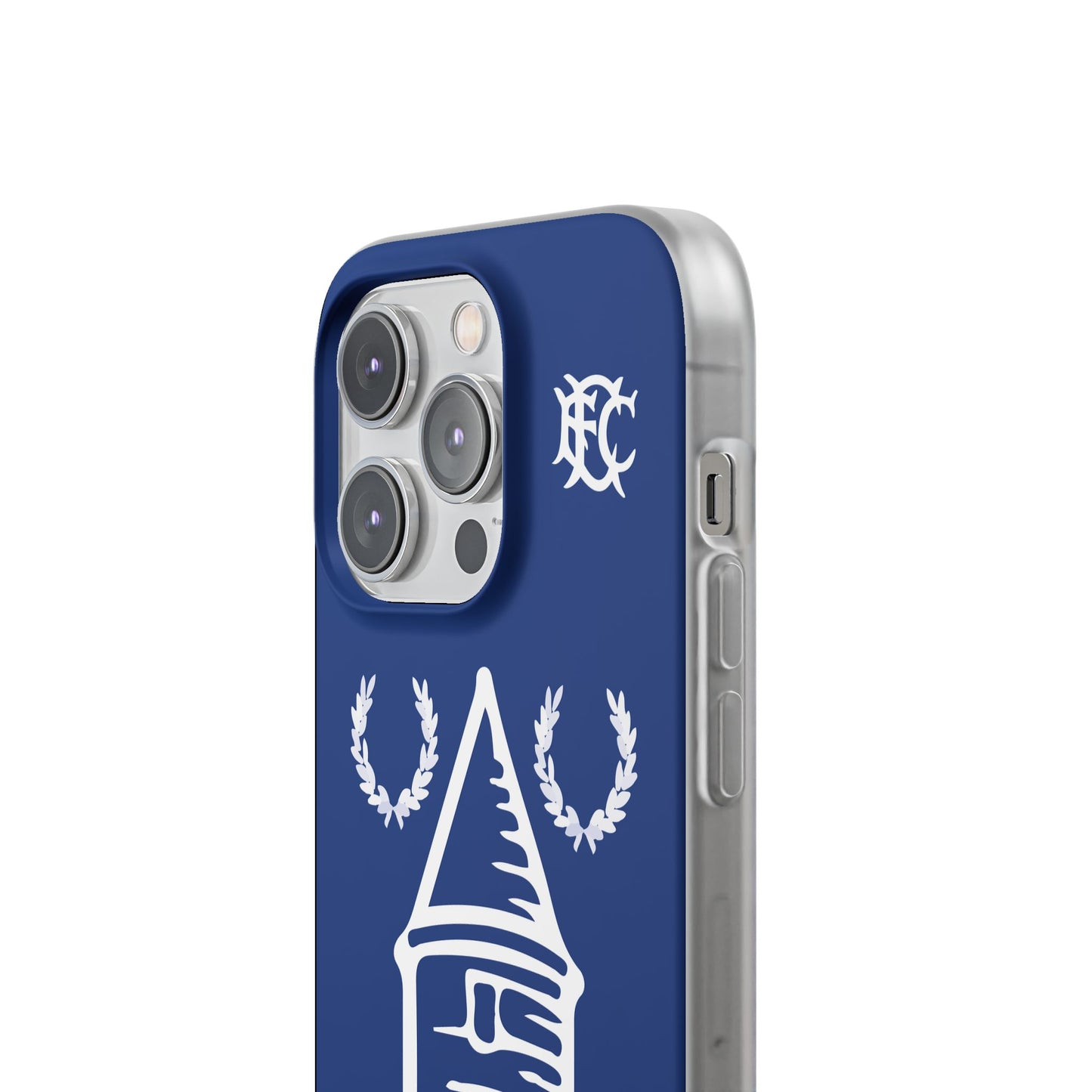 Everton Tower & Monogram Blue iPhone Flexi Case - iPhone 16, 15, 14, Plus/Pro/Pro Max