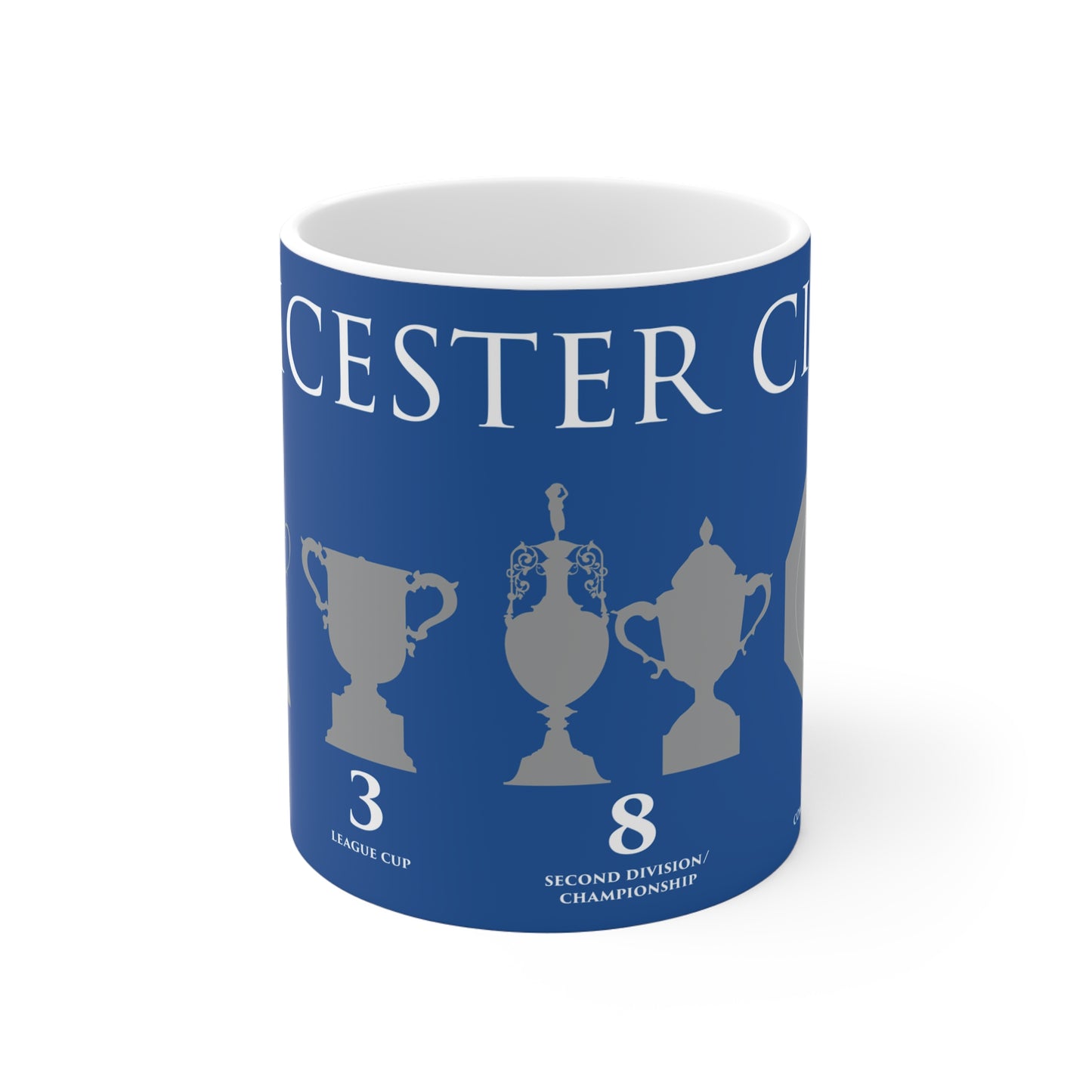 Leicester City Trophies Mug - Blue