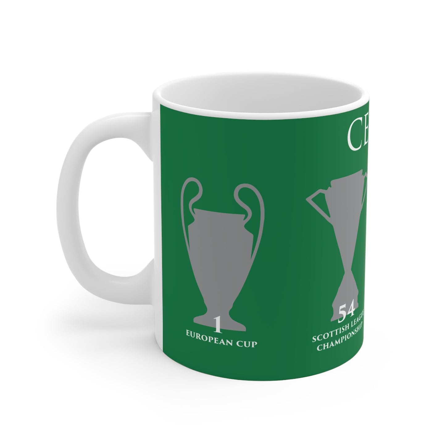 Celtic Trophies Mug - Green