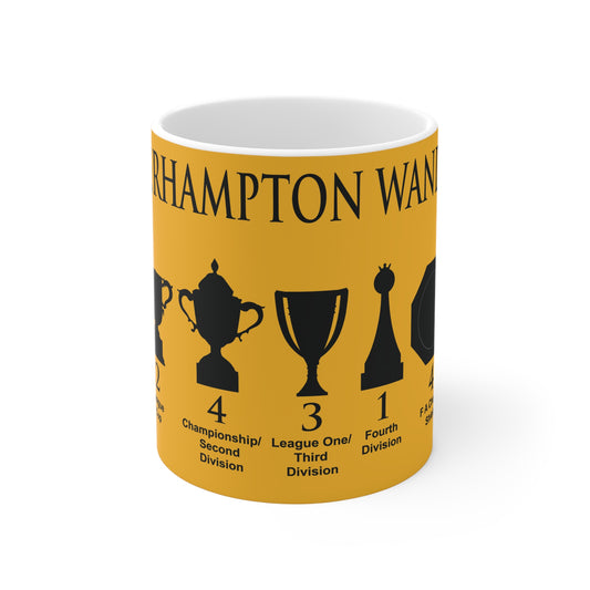 Wolverhampton Wanderers Trophies Mug - Gold
