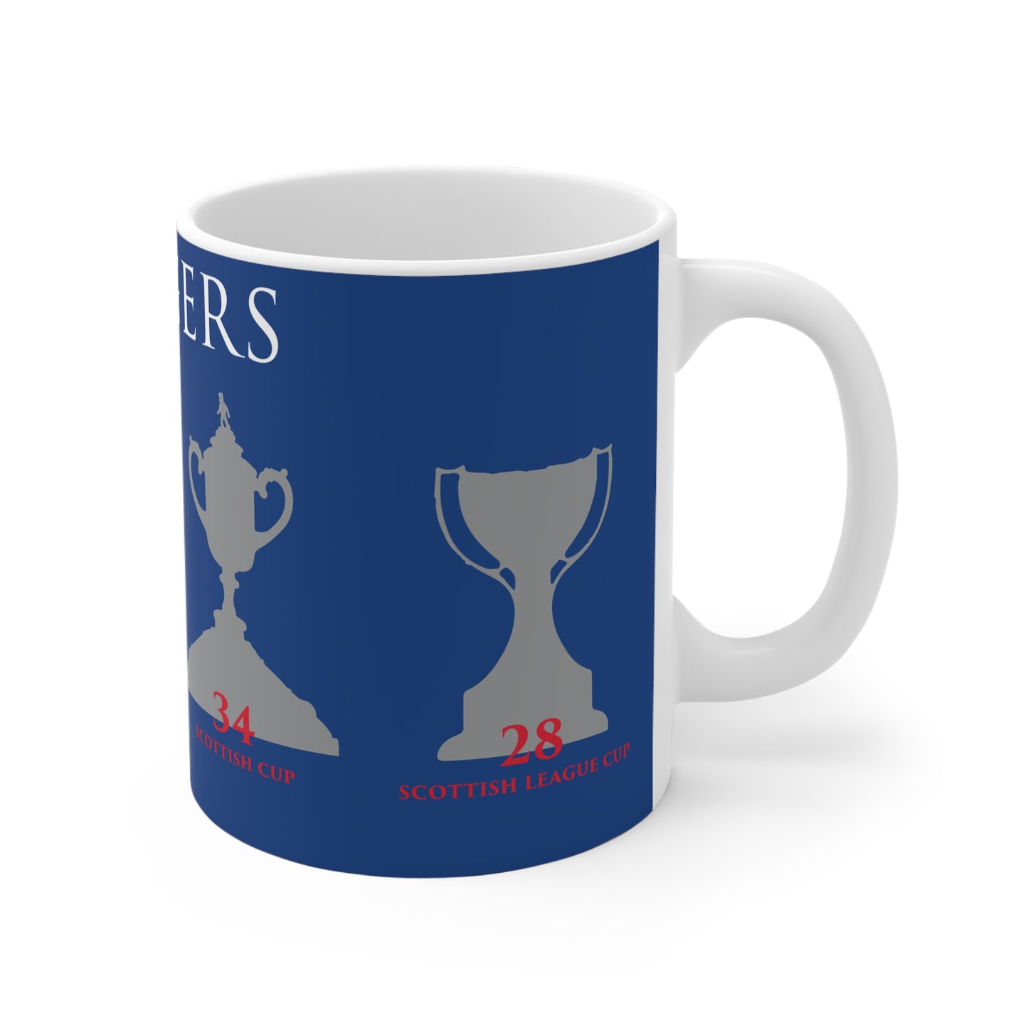 Rangers Trophies Mug - Blue