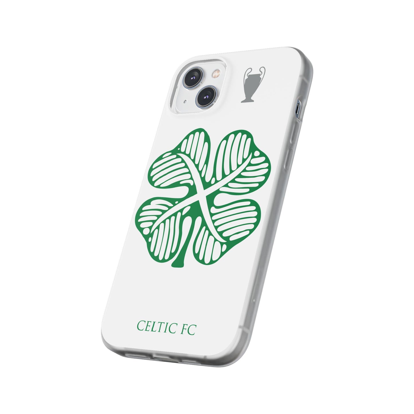 Celtic White iPhone Flexi Case - iPhone 16, 15, 14, Plus/Pro/pro Max