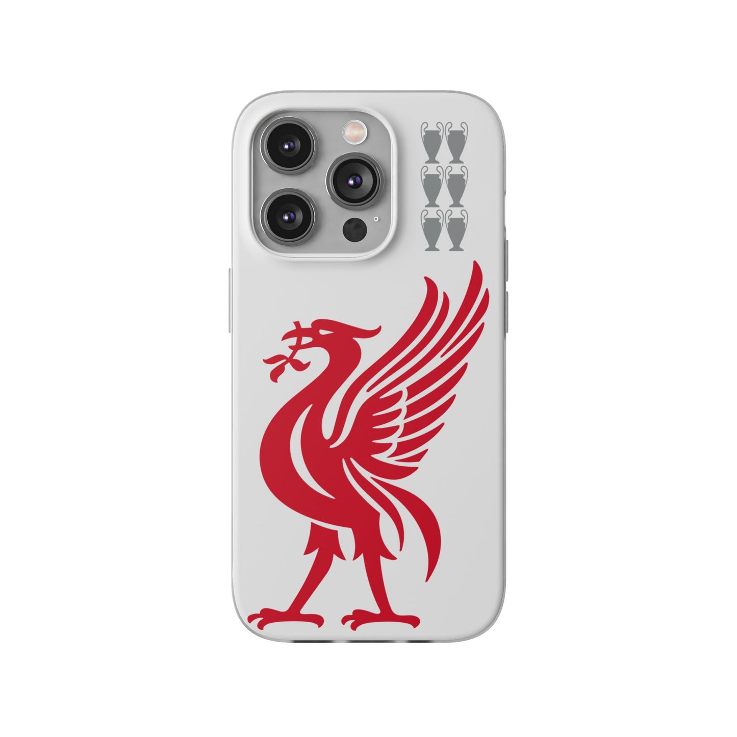 Liverpool White iPhone Flexi Case - iPhone 16, 15, 14, Plus/Pro/Pro Max