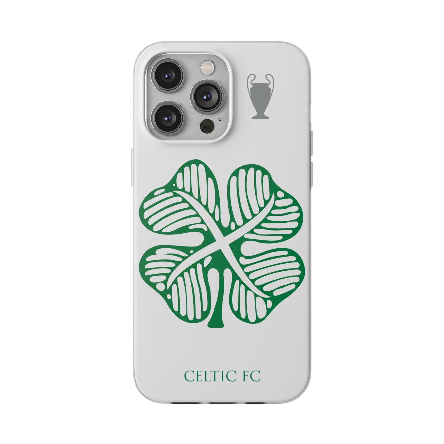 Celtic White iPhone Flexi Case - iPhone 16, 15, 14, Plus/Pro/pro Max