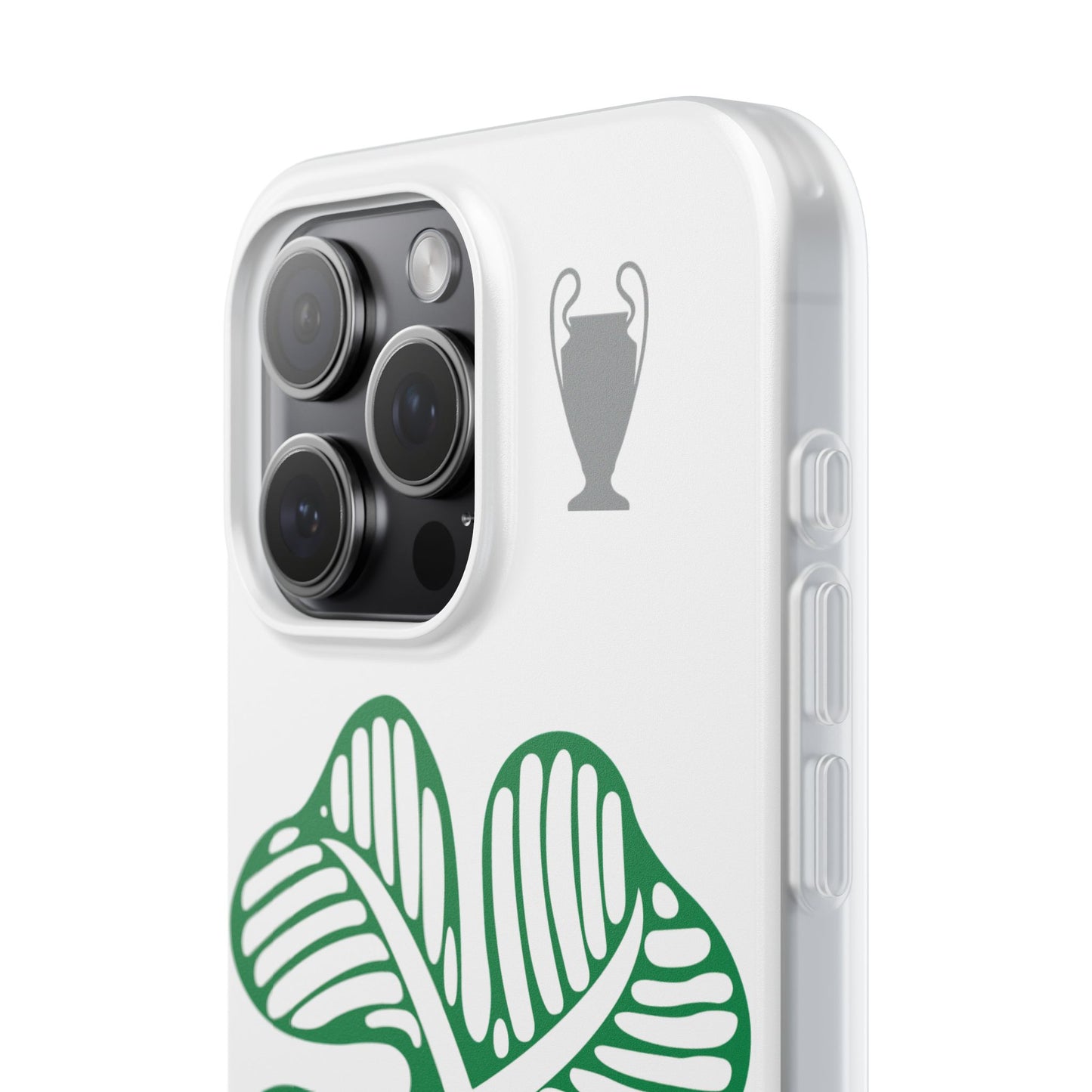 Celtic White iPhone Flexi Case - iPhone 16, 15, 14, Plus/Pro/pro Max