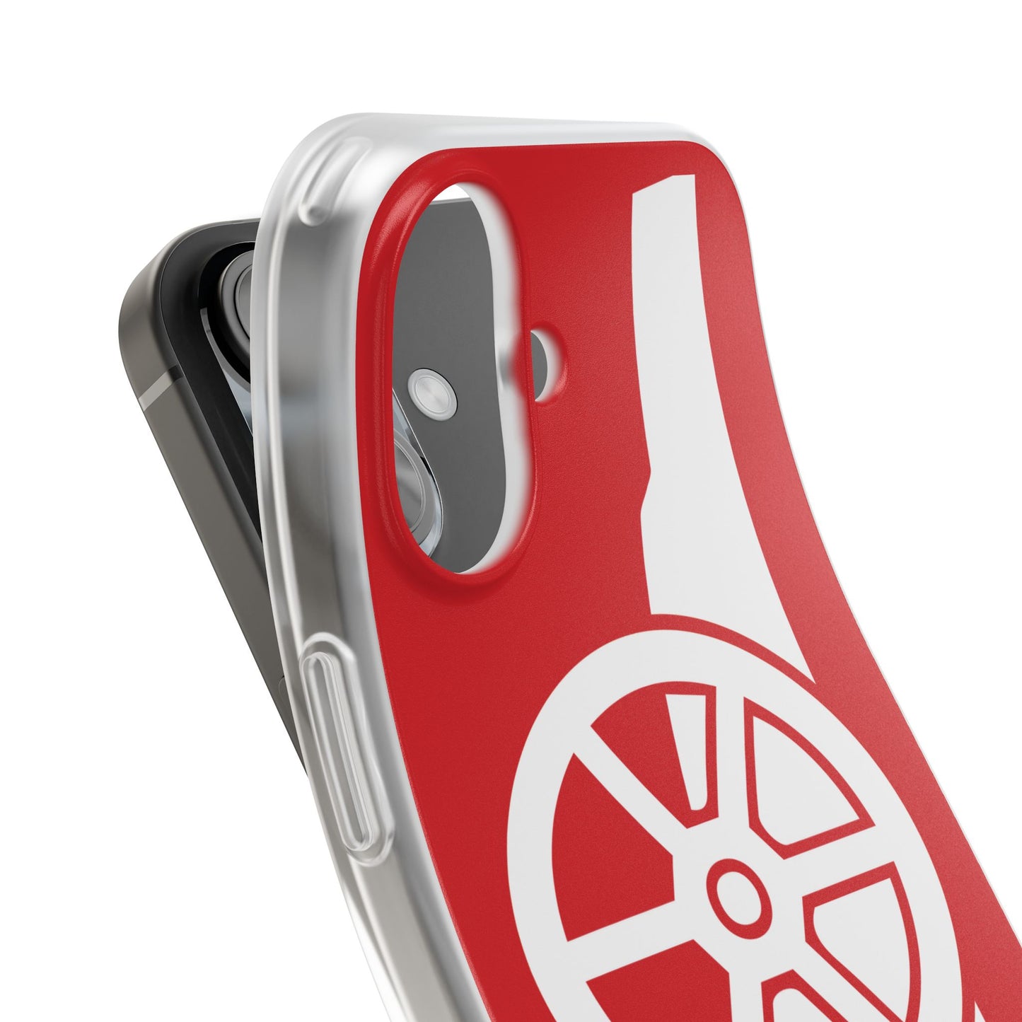 Arsenal Cannon Red iPhone Flexi Case - iPhone 16, 15, 14, Plus/Pro/Pro Max