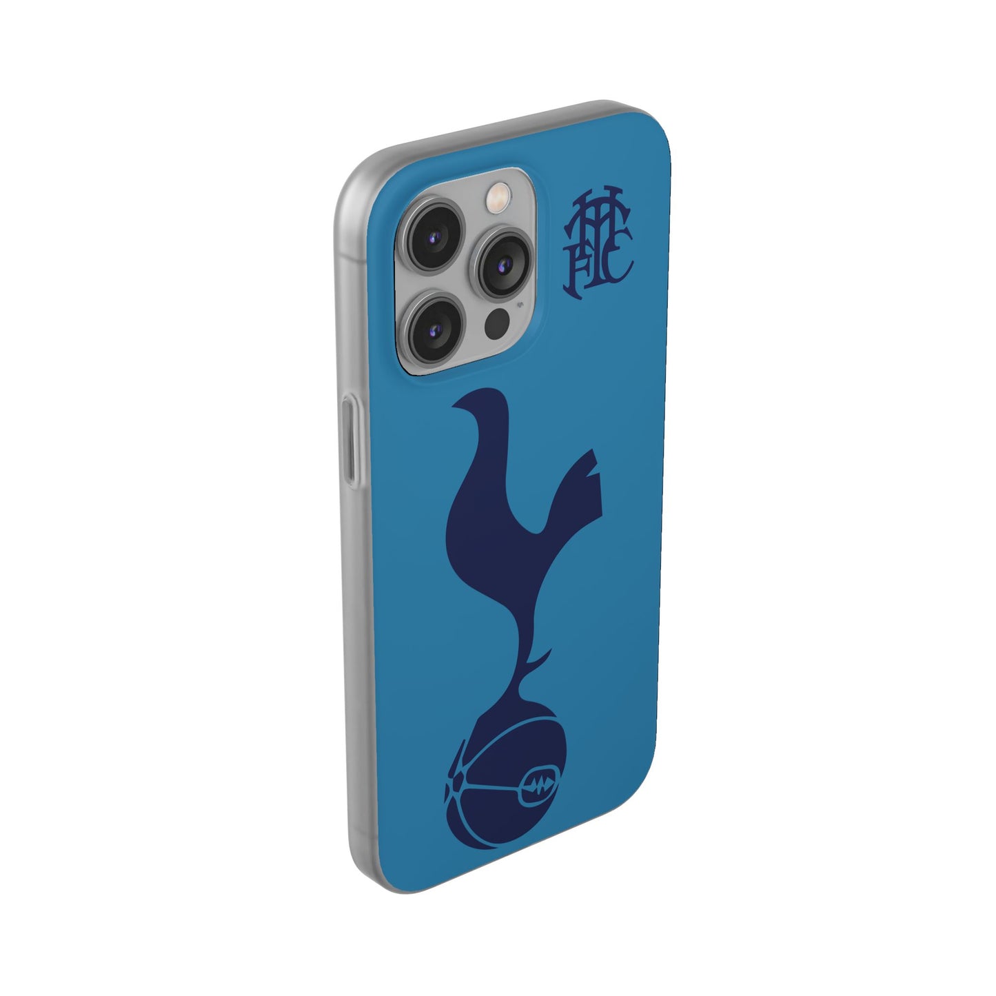 Tottenham Hotspur iPhone Flexi Case - iPhone 16, 15, 14, Plus/Pro/Pro Max - Cyan