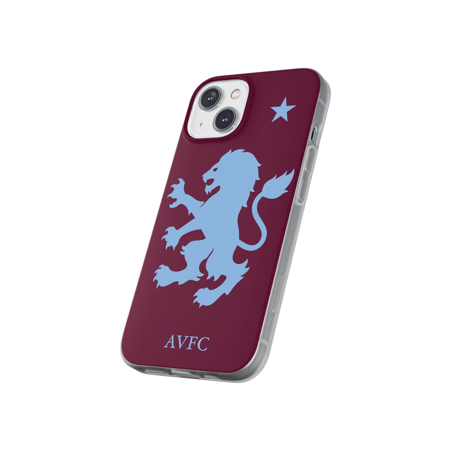 Aston Villa iPhone Flexi Case - iPhone 16, 15, 14, Plus/Pro/Pro Max - Claret