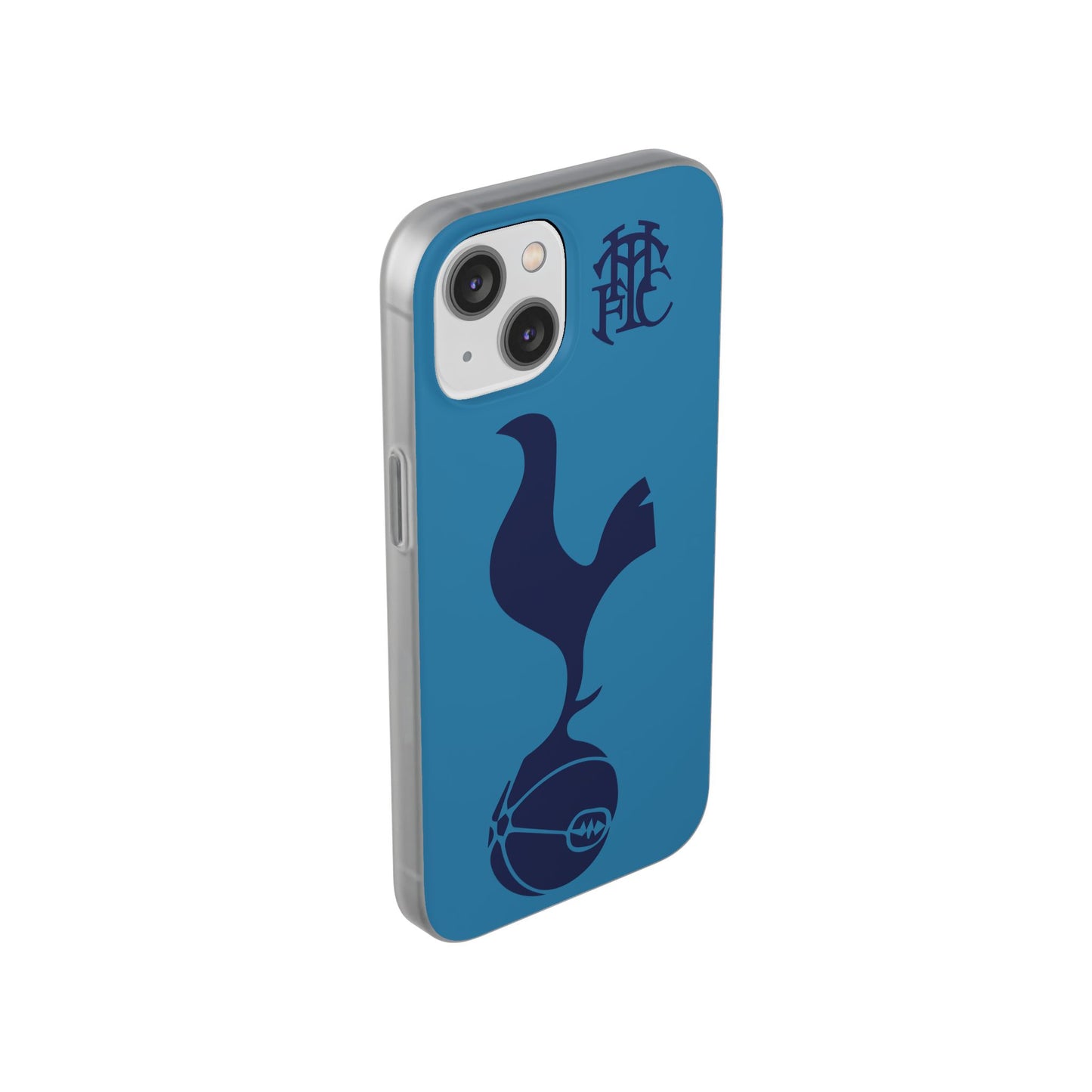 Tottenham Hotspur iPhone Flexi Case - iPhone 16, 15, 14, Plus/Pro/Pro Max - Cyan