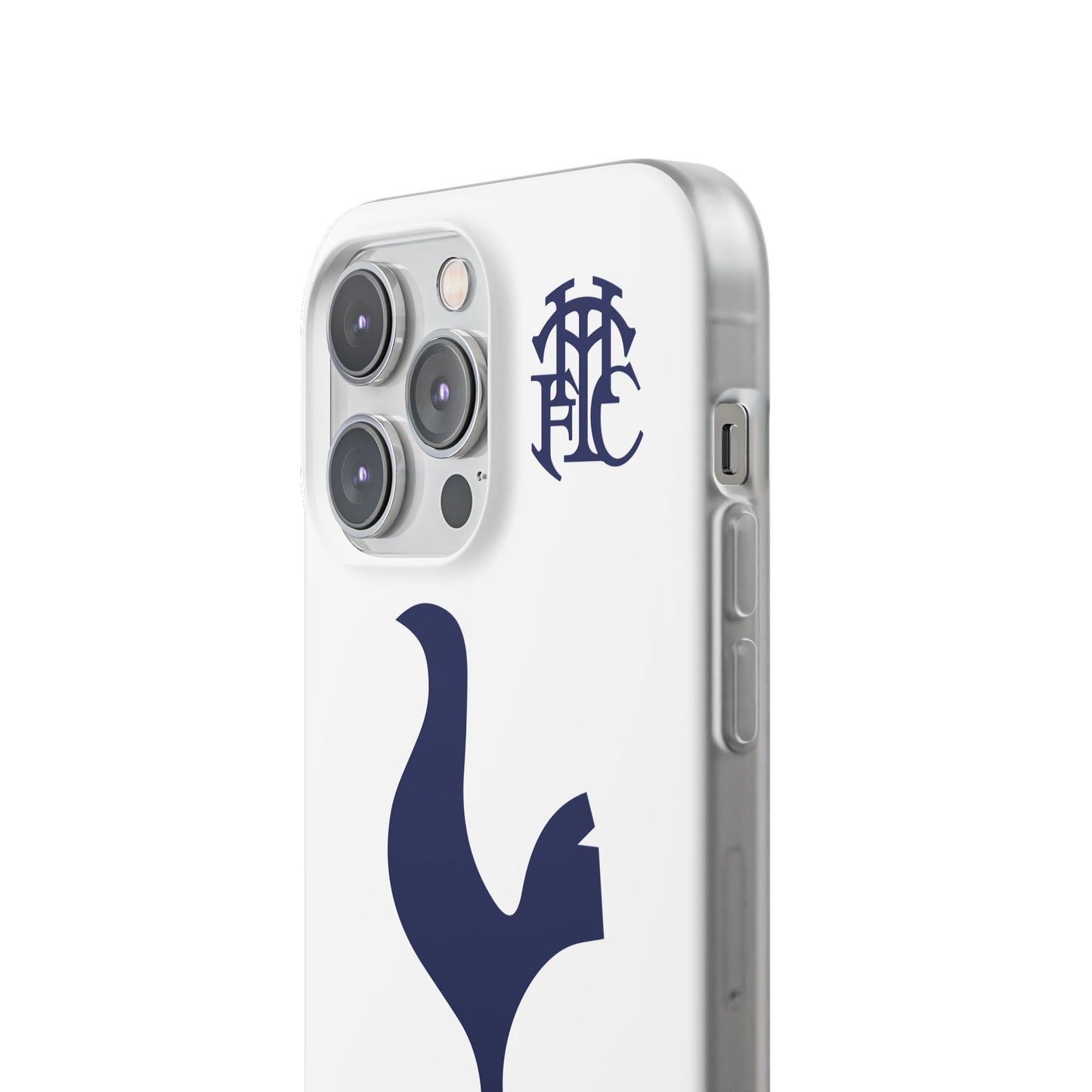 Tottenham Hotspur iPhone Flexi Case - iPhone 16, 15, 14, Plus/Pro/Pro Max - White