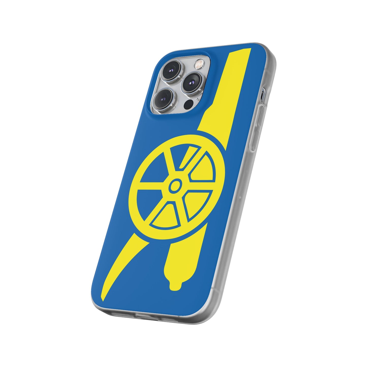 Arsenal Cannon Blue iPhone Flexi Case - iPhone 16, 15, 14, Plus/Pro/Pro Max