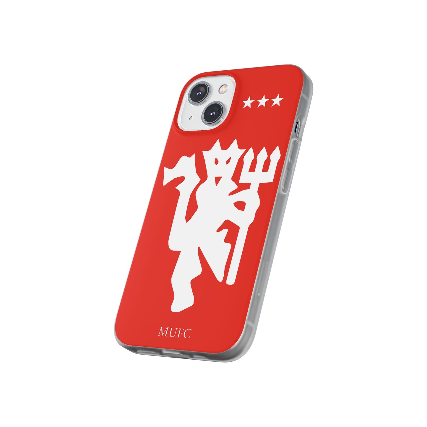 Manchester United iPhone Flexi Case - iPhone 16, 15, 14, Plus/Pro/Pro Max - Red