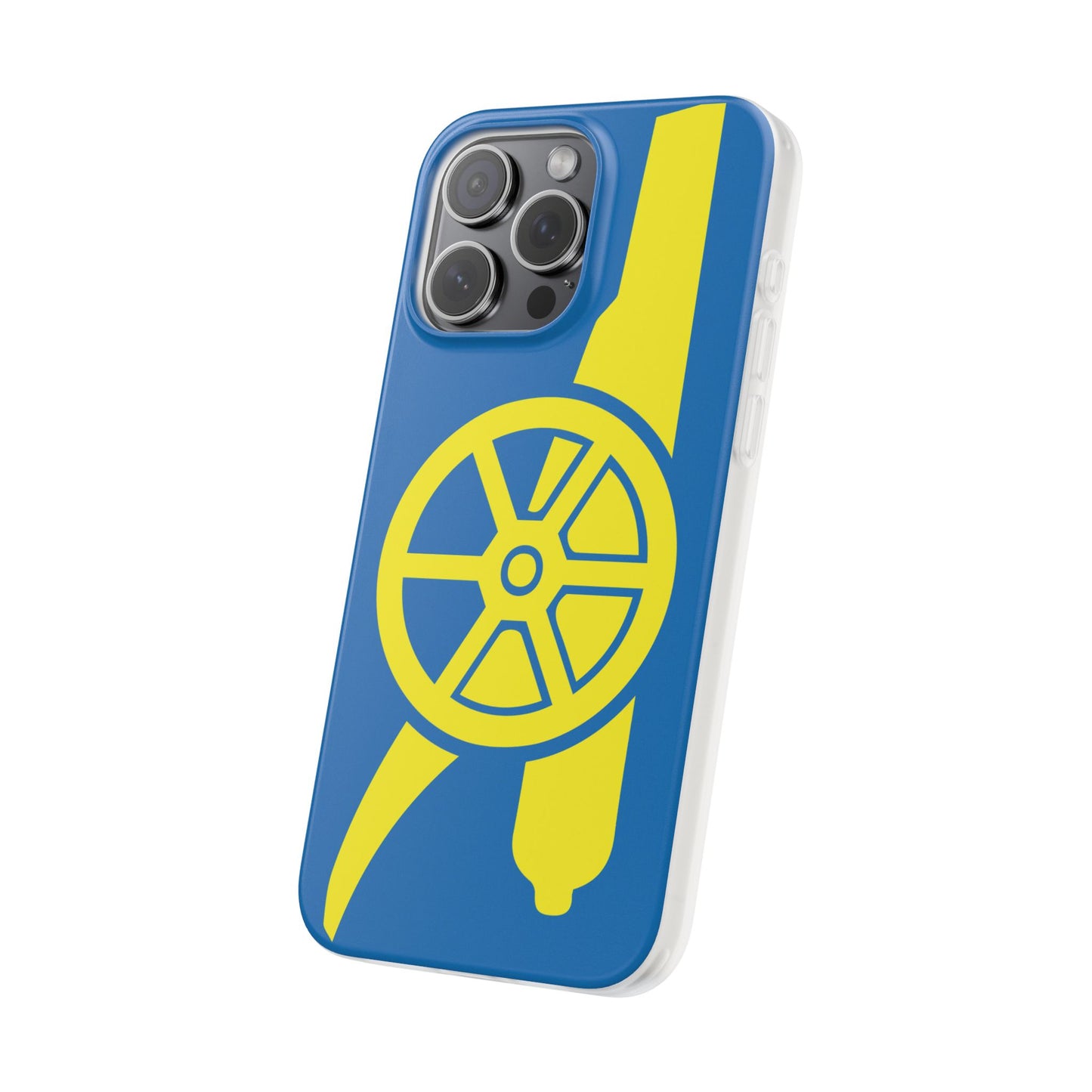 Arsenal Cannon Blue iPhone Flexi Case - iPhone 16, 15, 14, Plus/Pro/Pro Max