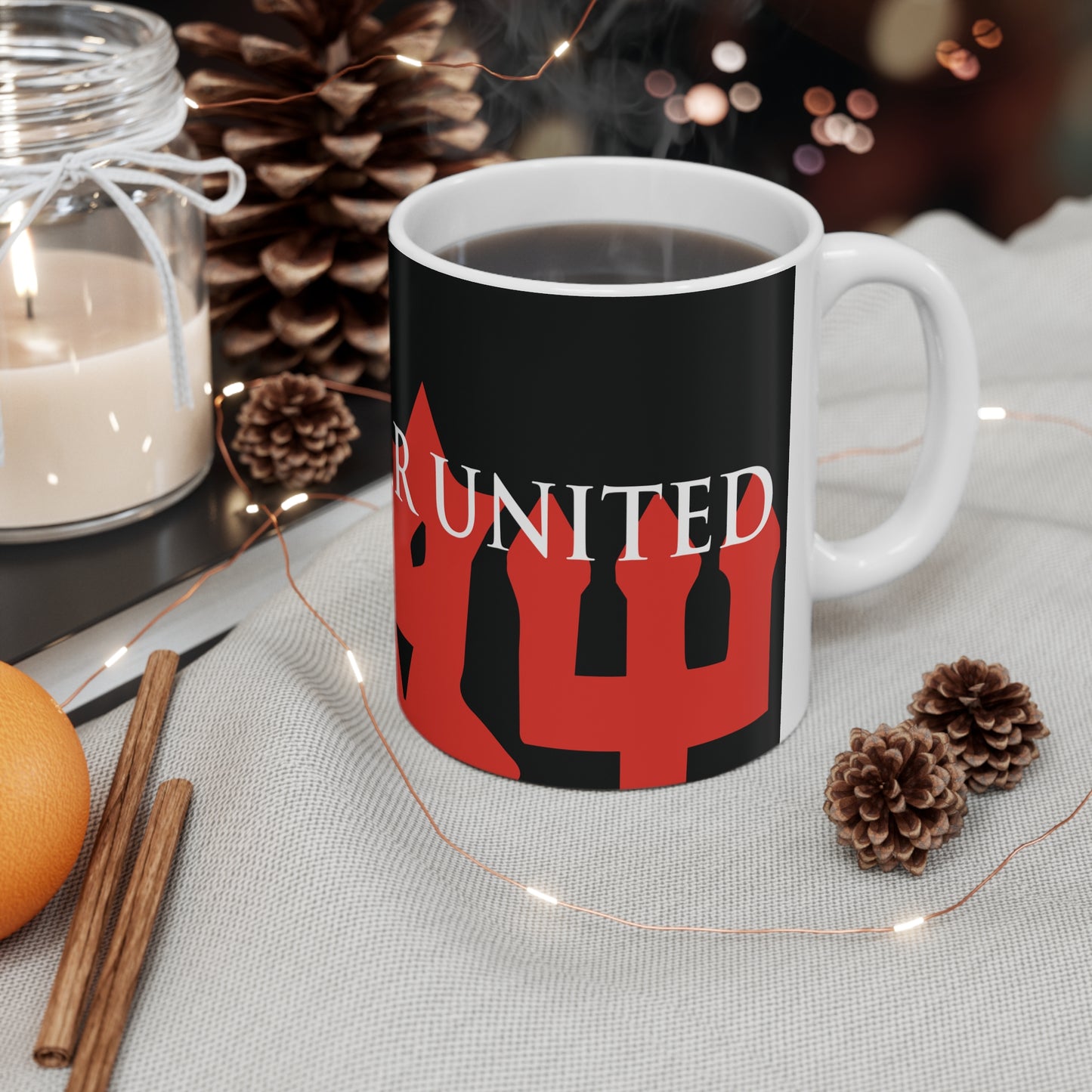 Manchester United Devil Mug - Black