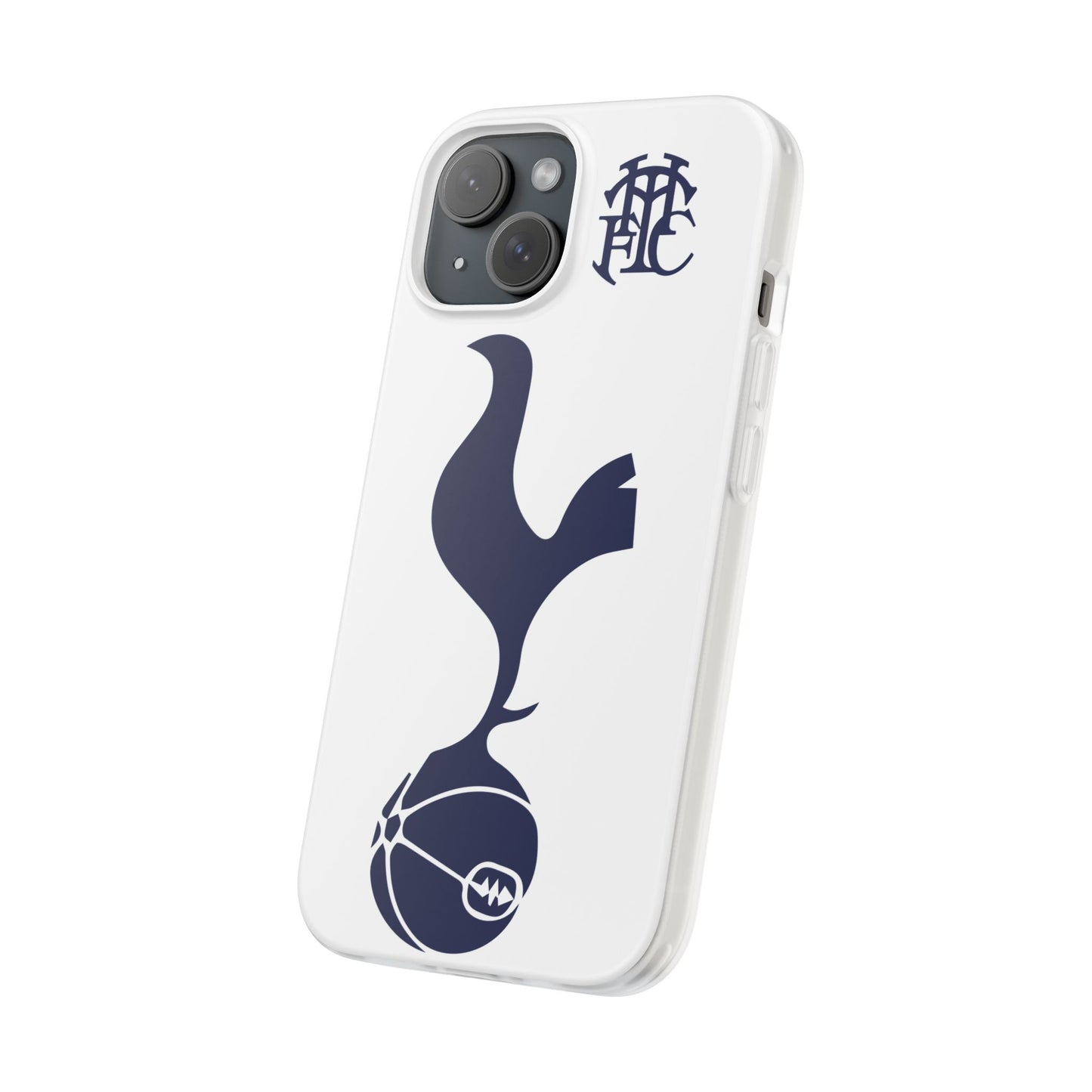 Tottenham Hotspur iPhone Flexi Case - iPhone 16, 15, 14, Plus/Pro/Pro Max - White